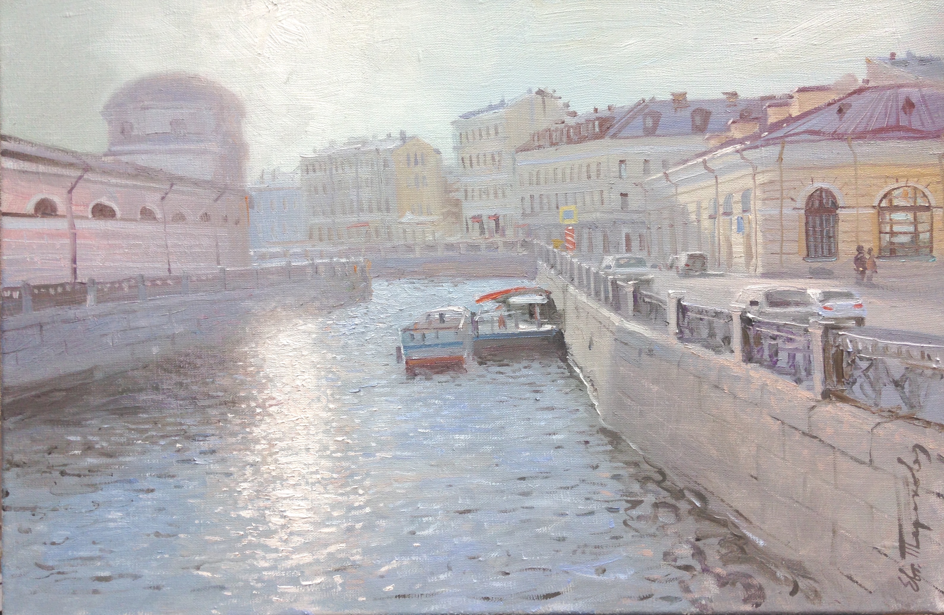 Moyka River, Eugene Terekhov, Buy the painting Oil