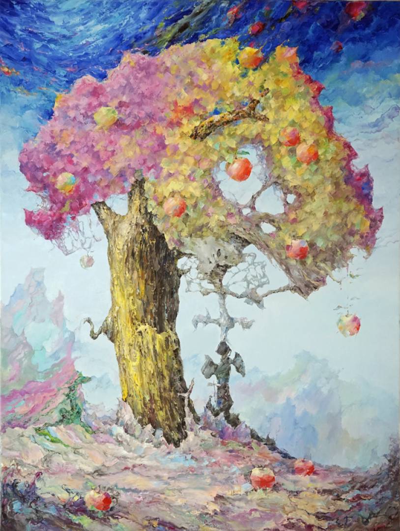 The Biblical Tree - 1, Evgeny Guselnikov, Buy the painting Oil
