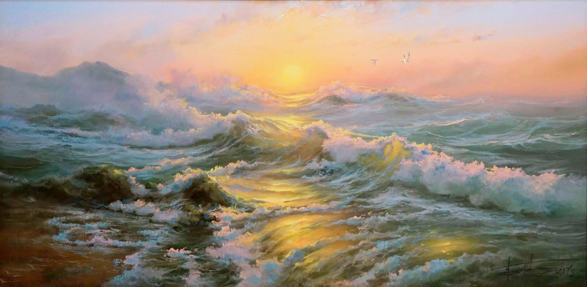 Bright, Warm Sea, Dmitry Balakhonov, Buy the painting Oil