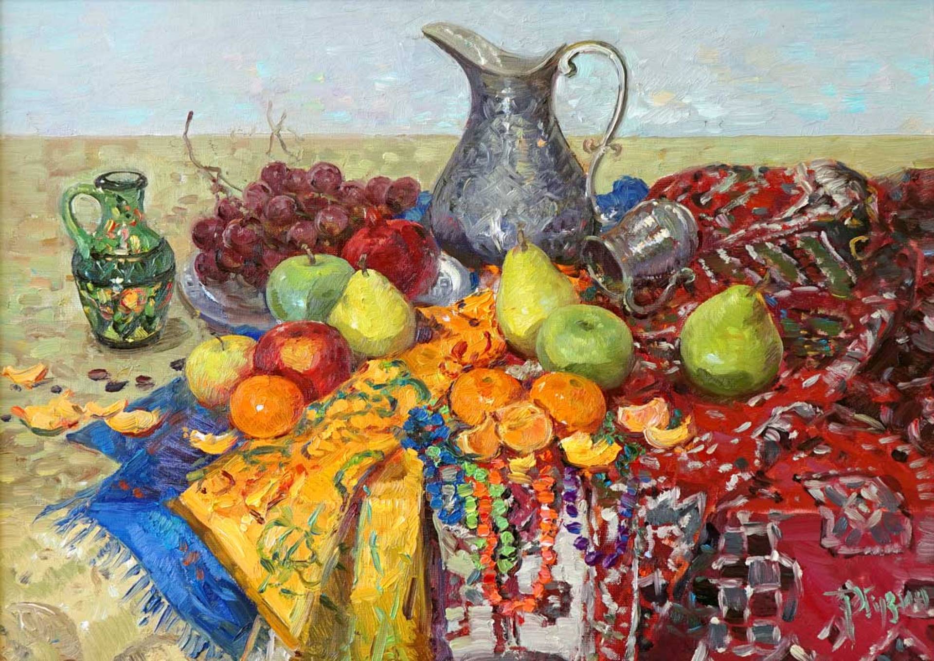 Still Life With Eastern Pitcher - 1, Rustem Khuzin, Buy the painting Oil