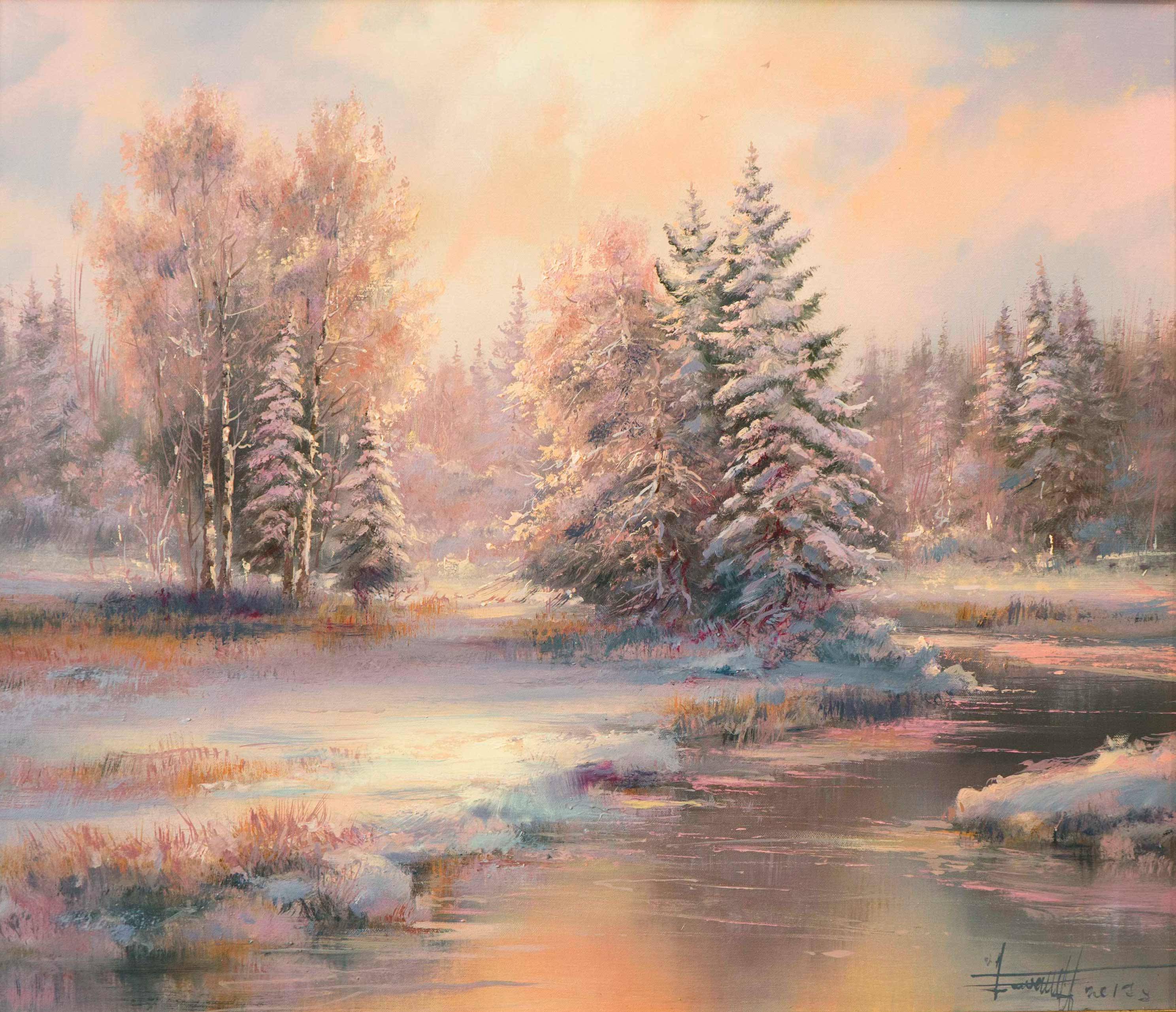 Warm Winter, Dmitry Balakhonov, Buy the painting Oil
