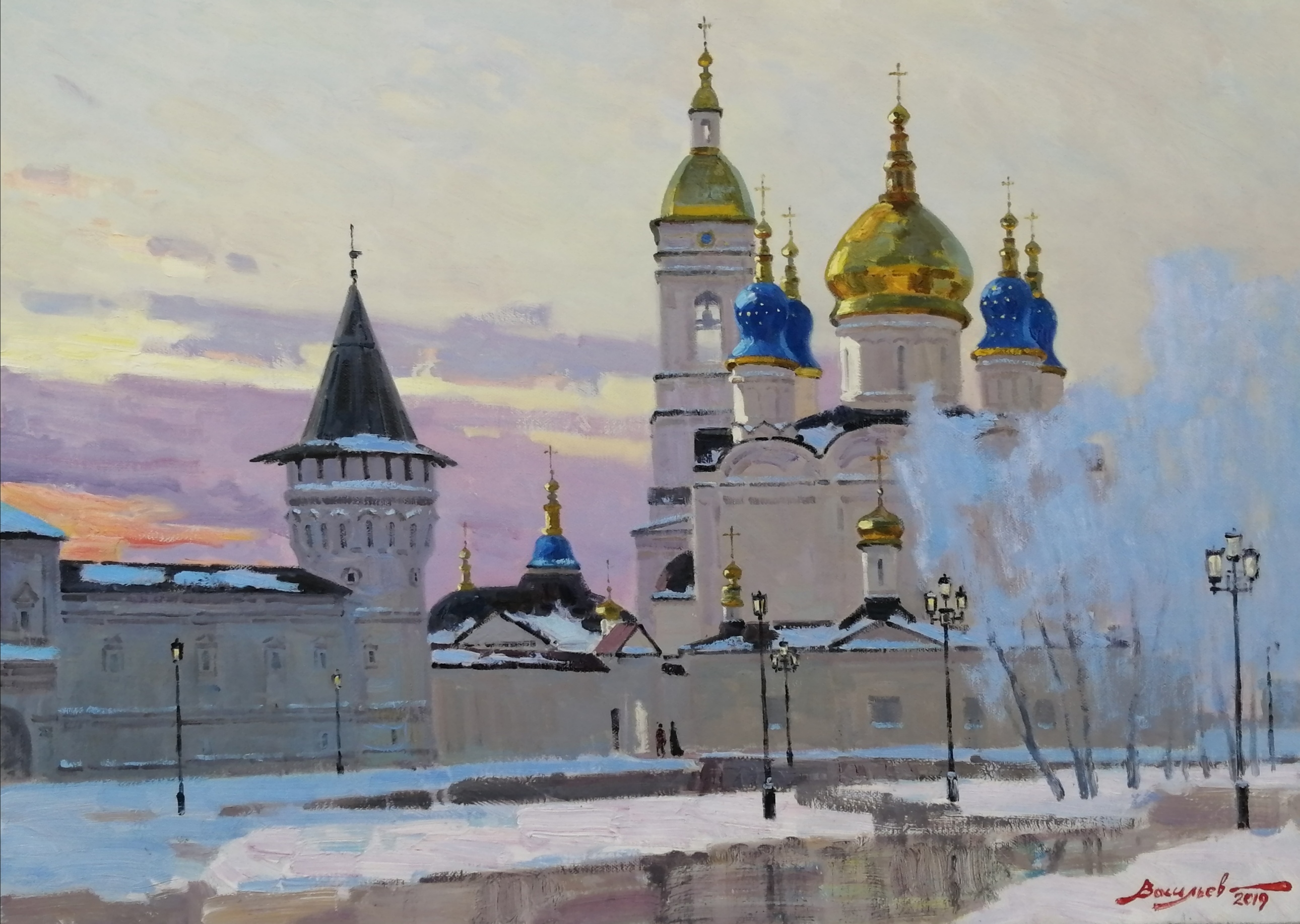 Morning in Tobolsk - 1, Dmitry Vasiliev, Buy the painting Oil