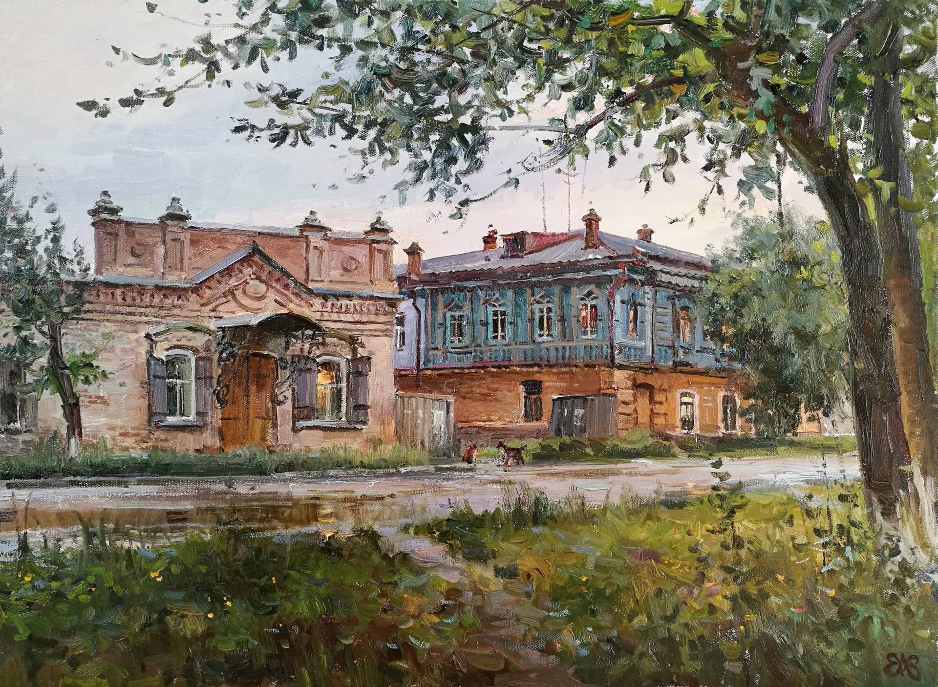 Summer Evening. Irbit, Alexey Efremov, Buy the painting Oil