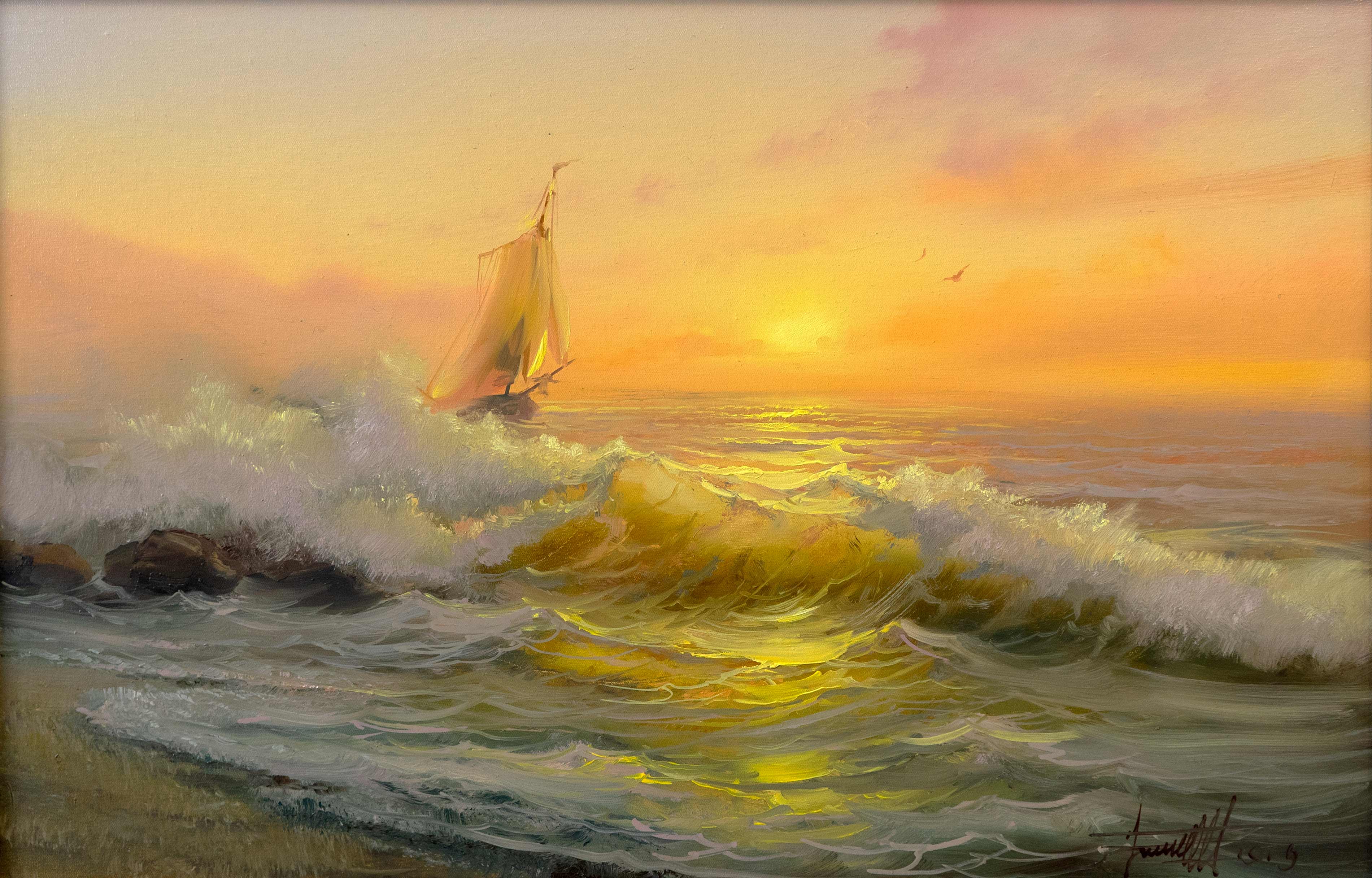 Sea, Dmitry Balakhonov, Buy the painting Oil