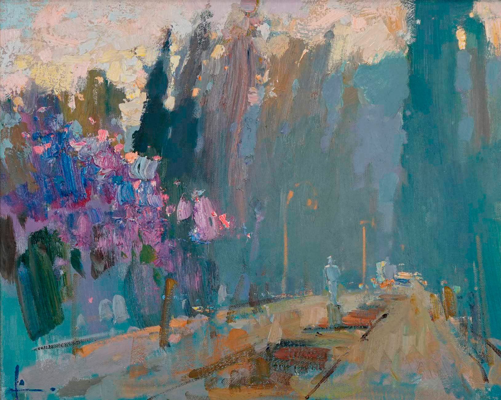 Alley in Simeiz - 1, Vyacheslav Korolenkov, Buy the painting Oil