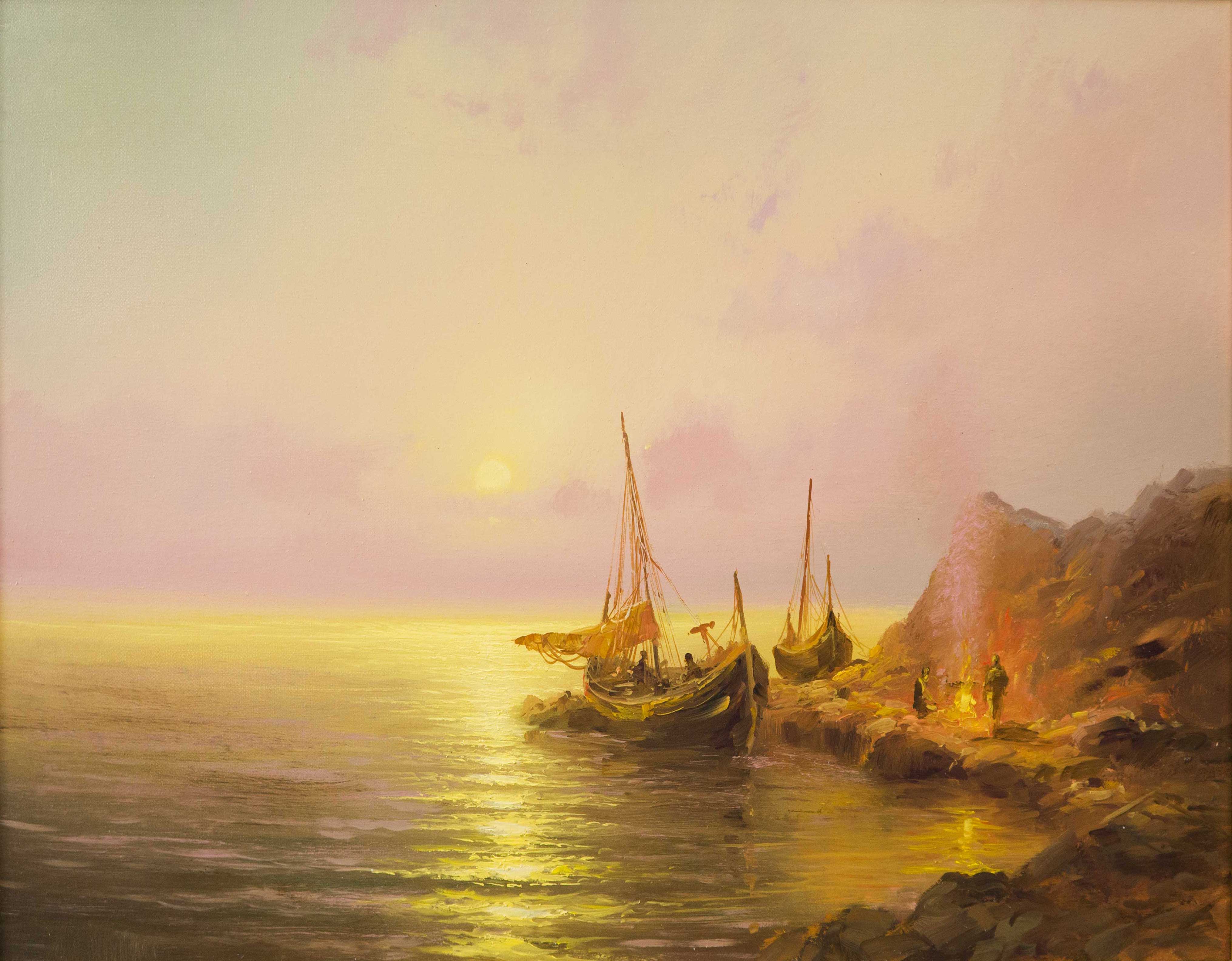 Sailboat, Dmitry Balakhonov, Buy the painting Oil