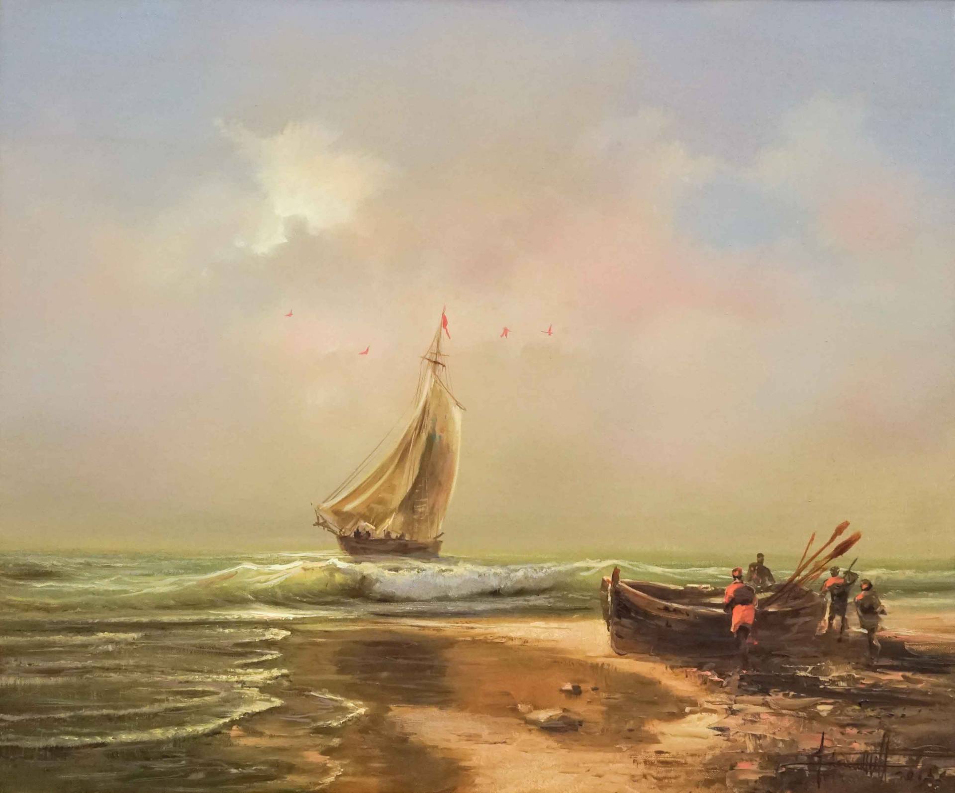 Boat, Dmitry Balakhonov, Buy the painting Oil