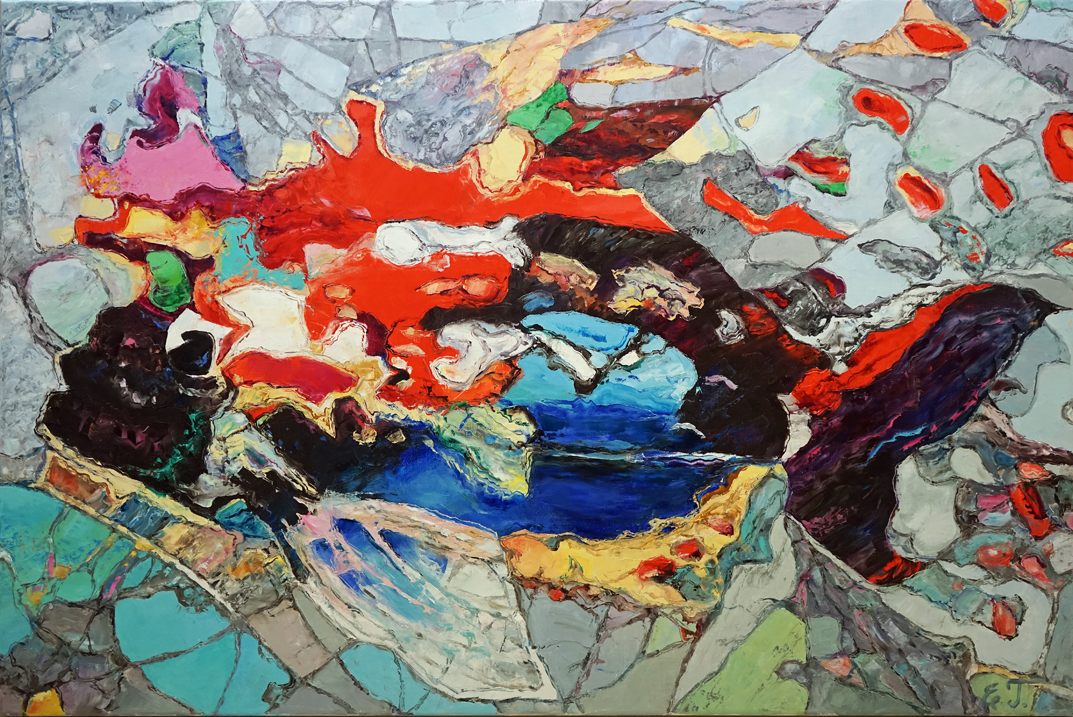 Fish Swims - 1, Evgeny Guselnikov, Buy the painting Oil