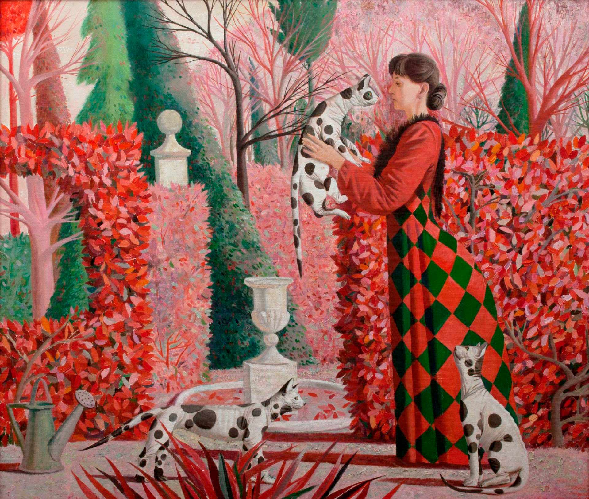 Red cats, Agatha Belaya , Buy the painting Oil