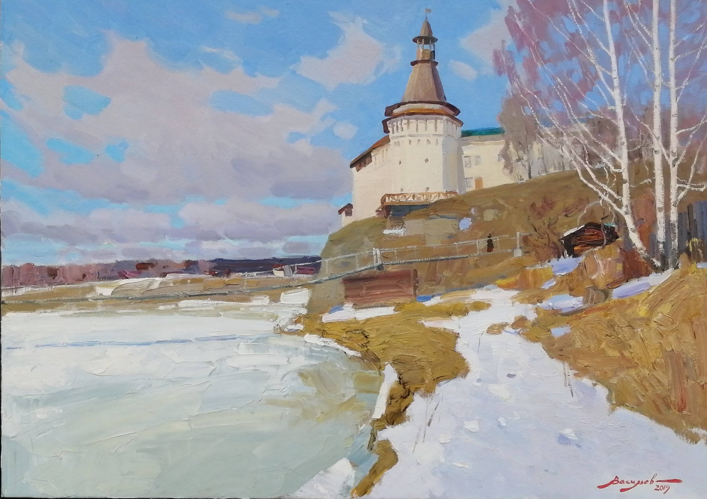 Early spring. Verkhoturye, Dmitry Vasiliev, Buy the painting Oil