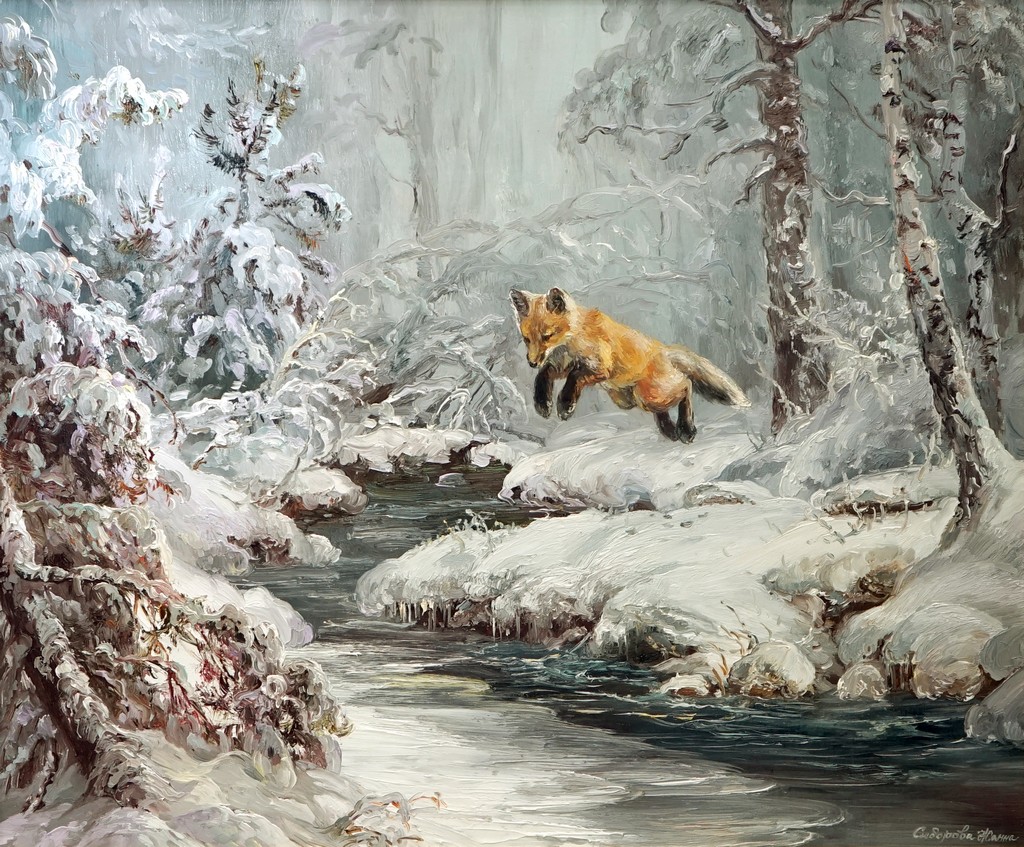 Red Hunter - 1, Zhanna Sidorova, Buy the painting Oil