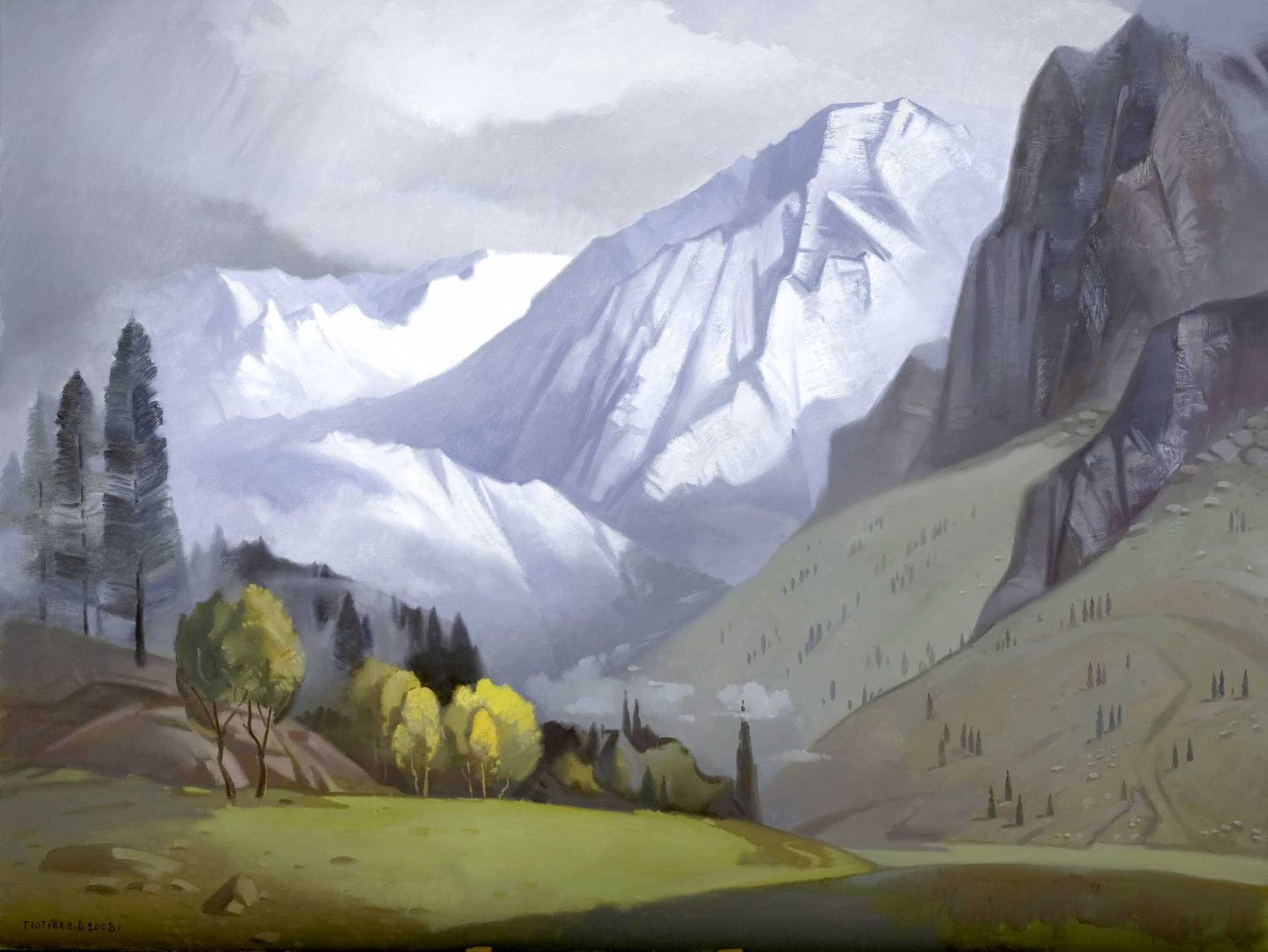 Himalayas. Pass, Vladimir Tyutyuev, Buy the painting Oil