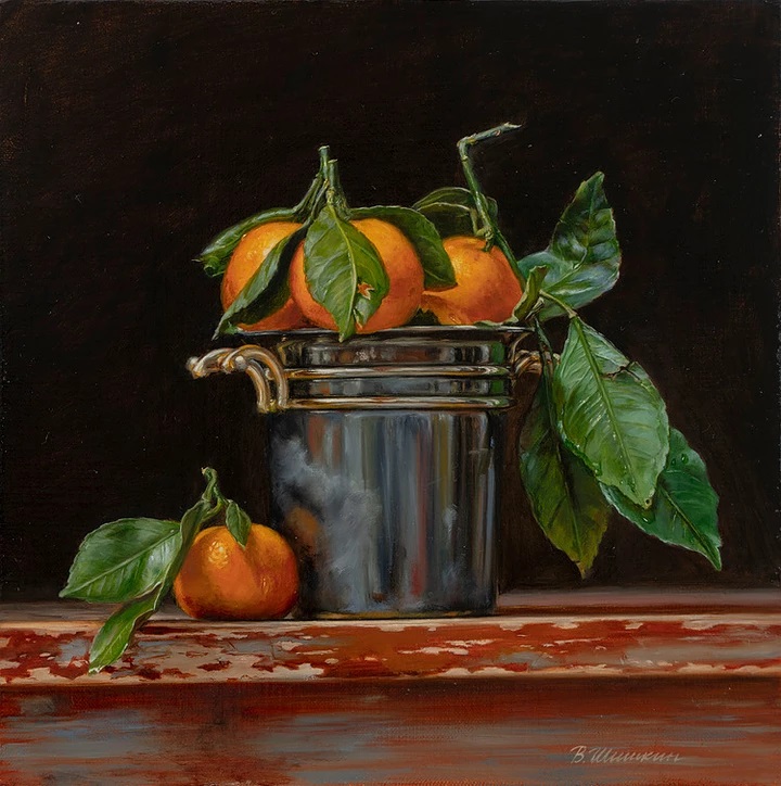 Mandarins - 1, Valery Shishkin, Buy the painting Oil