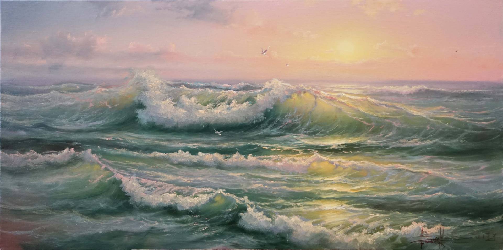 On the sea, Dmitry Balakhonov, Buy the painting Oil