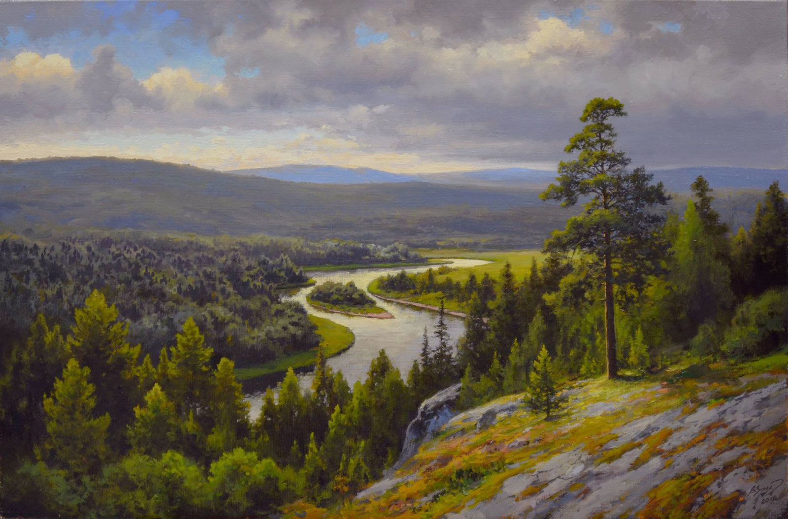 On the South Ural, Vadim Zainullin, Buy the painting Oil