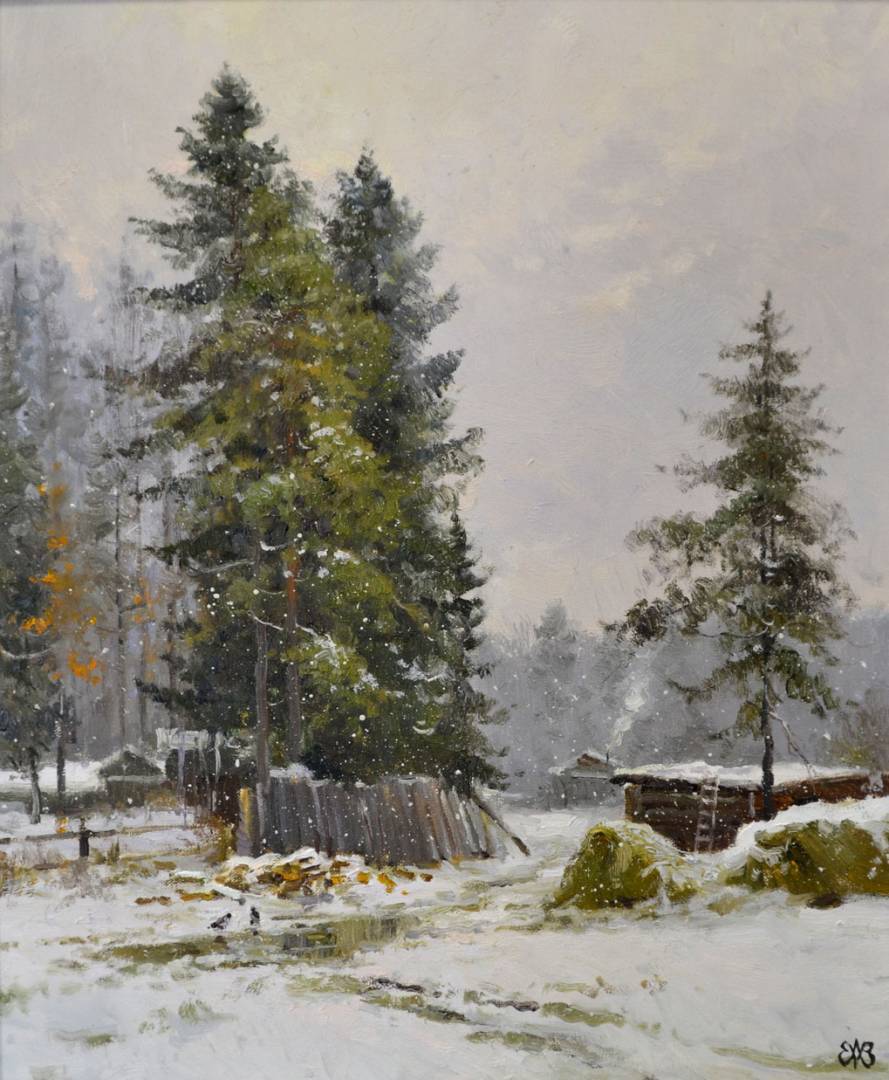 First Snow - 1, Alexey Efremov, Buy the painting Oil