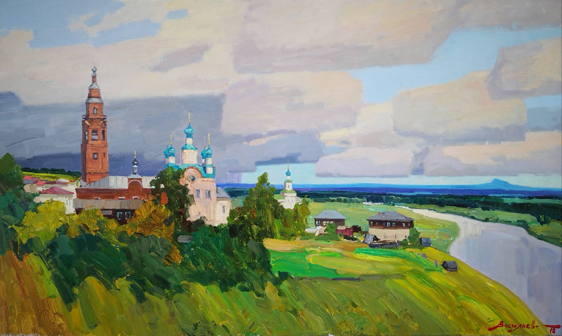 Northern stronghold, Dmitry Vasiliev, Buy the painting Oil