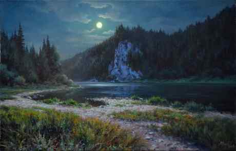 Night on Chusovaya River