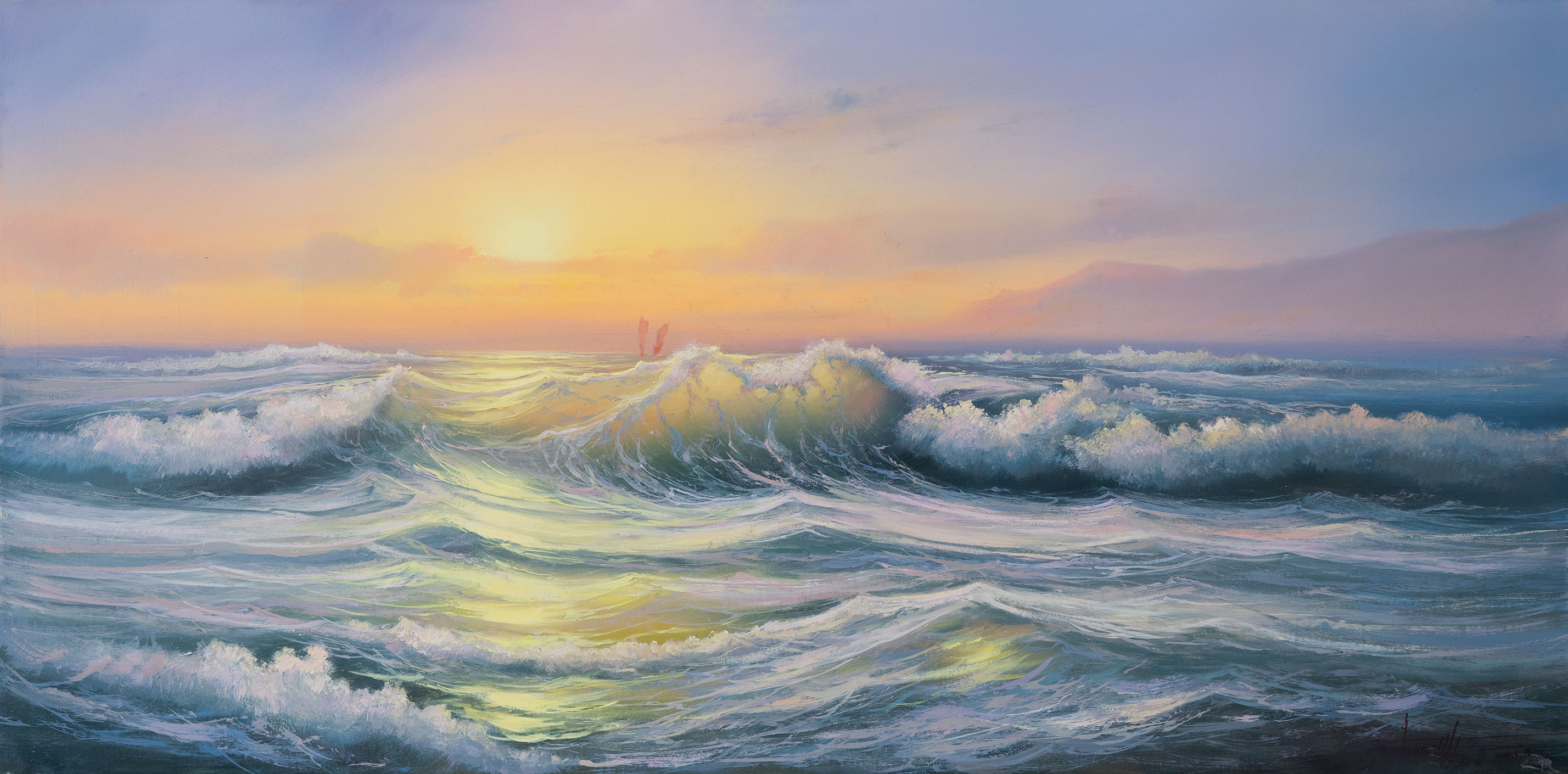 Sea Surf - 1, Dmitry Balakhonov, Buy the painting Oil