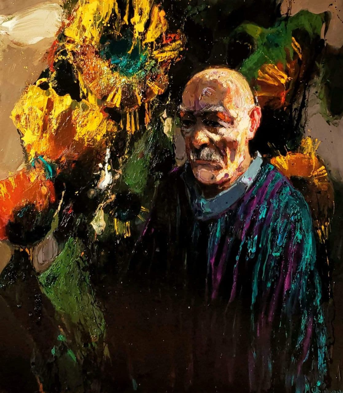 The Old Man - 1, Mher Chatinyan, Buy the painting Oil