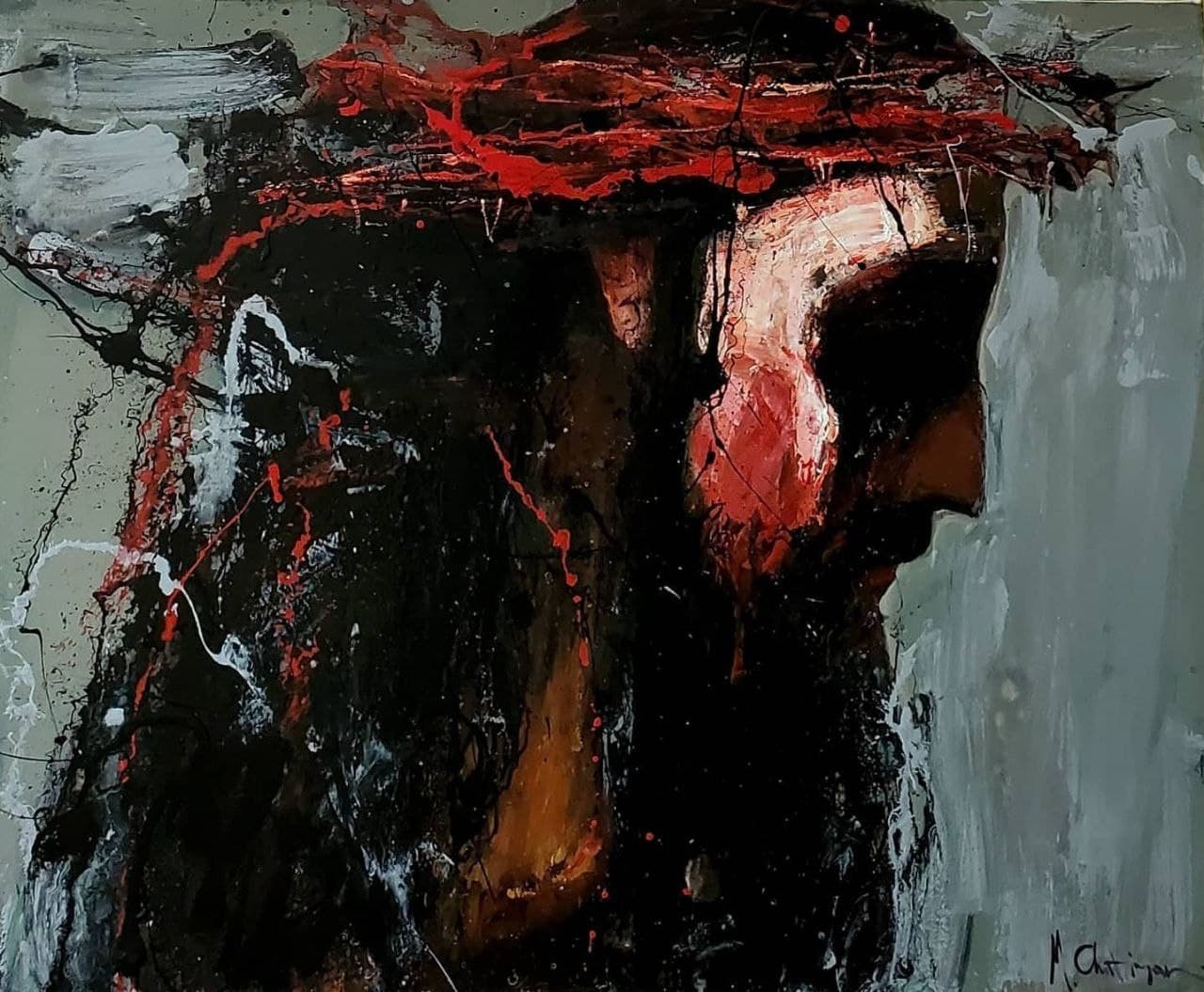 The Jesus - 1, Mher Chatinyan, Buy the painting Oil