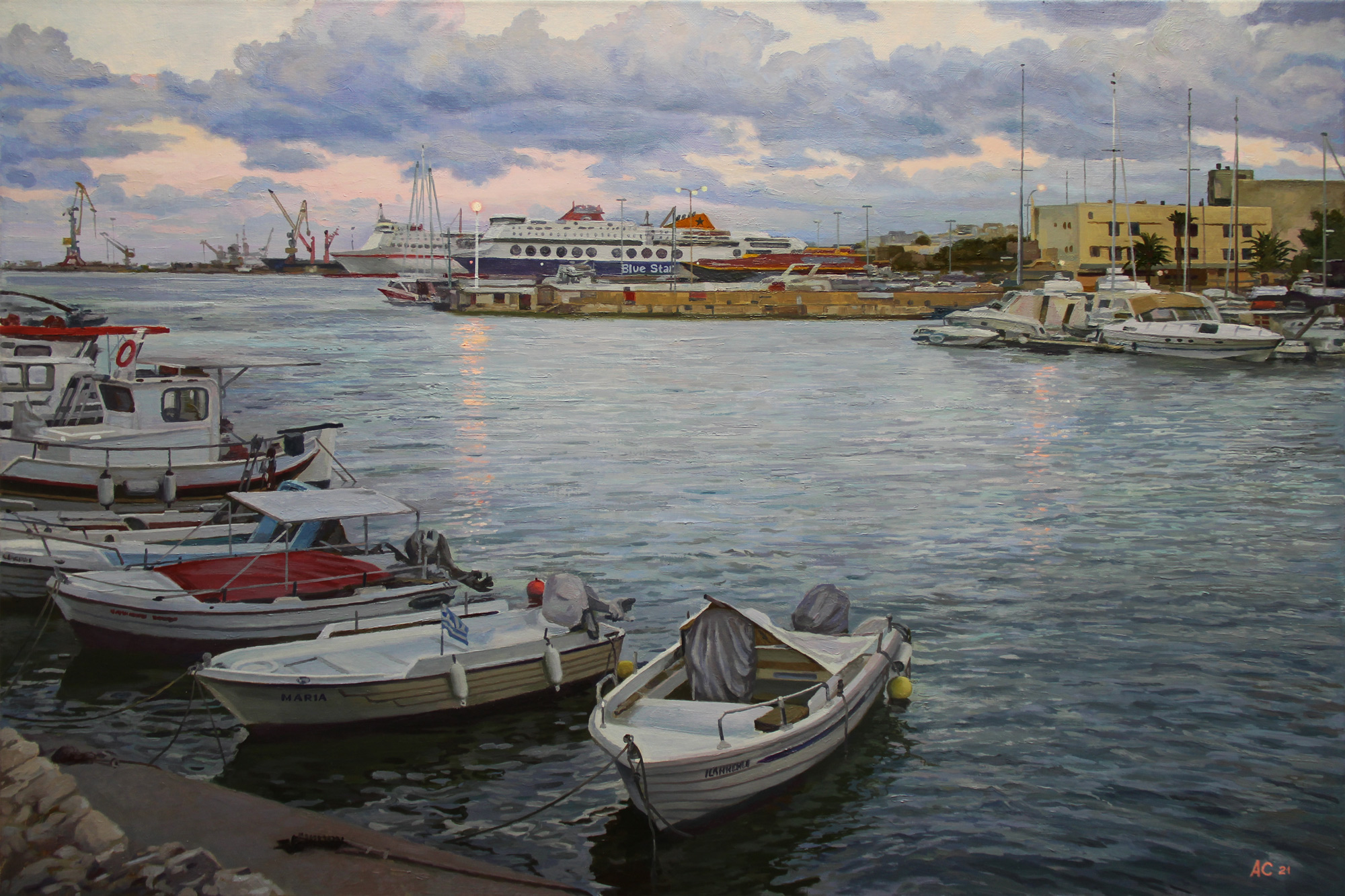 The Gate of Crete - 1, Alexander Samokhvalov, Buy the painting Oil