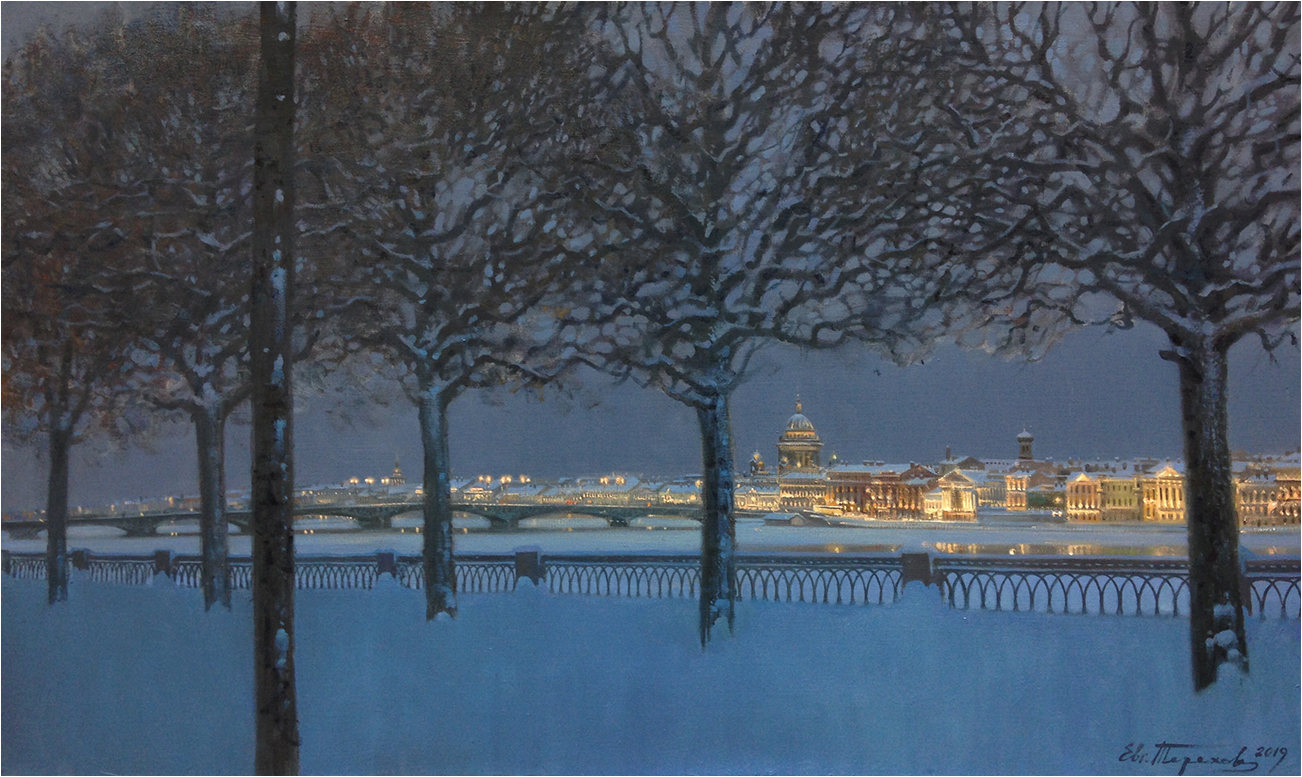 Blue Morning - 1, Eugene Terekhov, Buy the painting Oil
