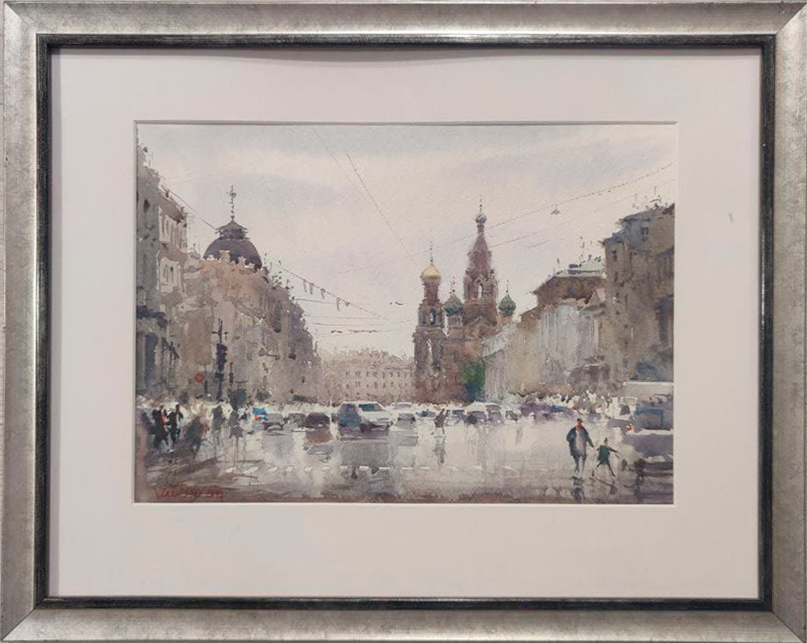 Nevsky Prospekt - 1, Vladimir Zarutsky, Buy the painting Watercolor