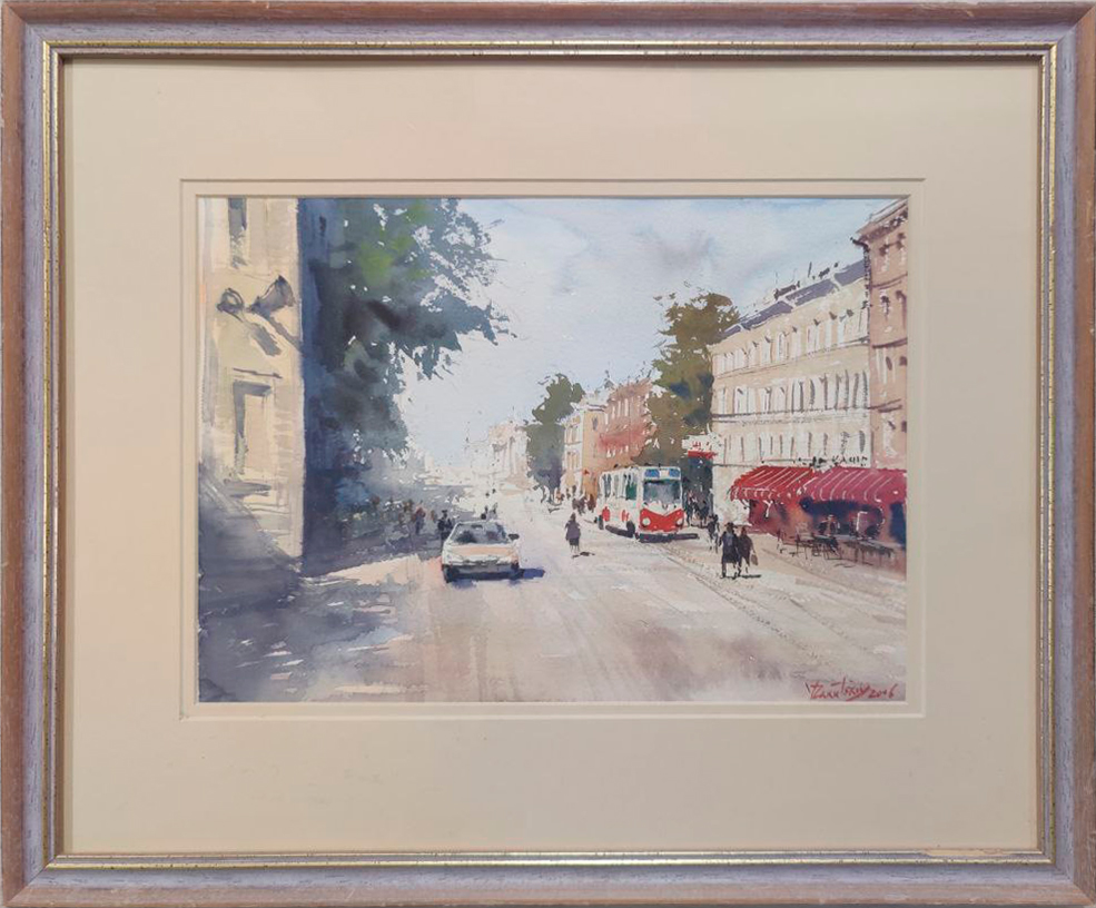 City - 1, Vladimir Zarutsky, Buy the painting Watercolor