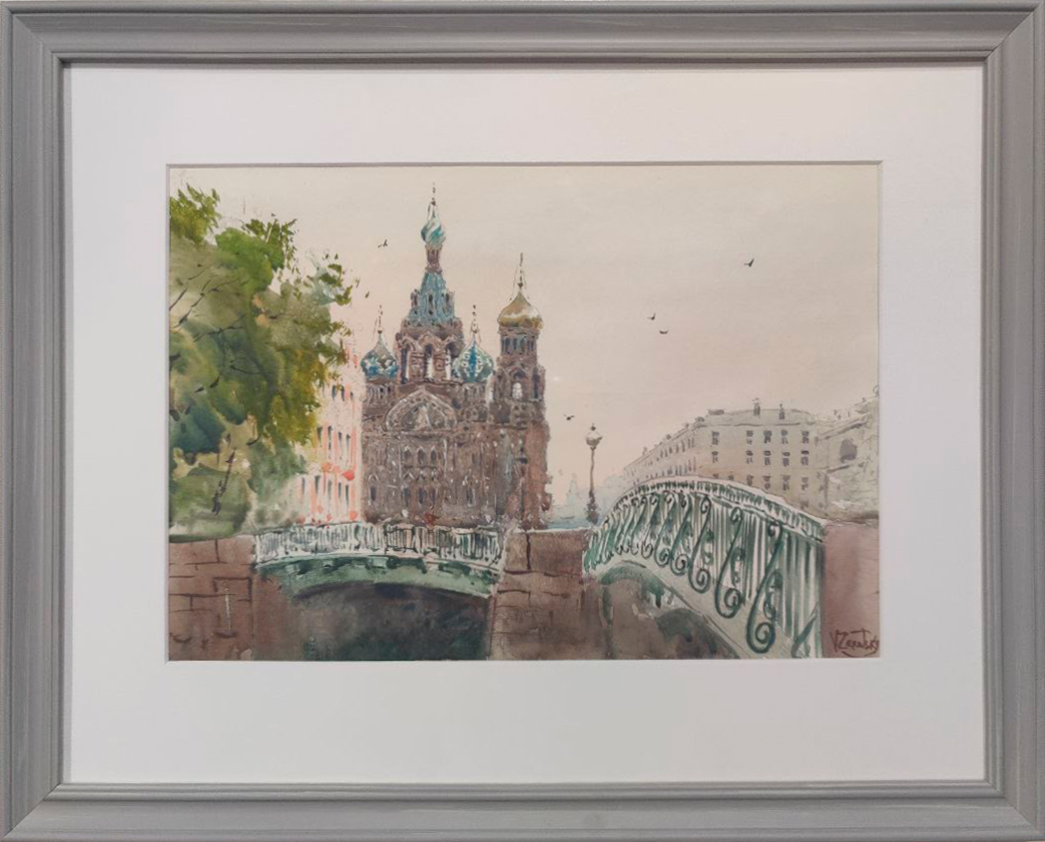 Church of the Savior on Blood - 1, Vladimir Zarutsky, Buy the painting Watercolor