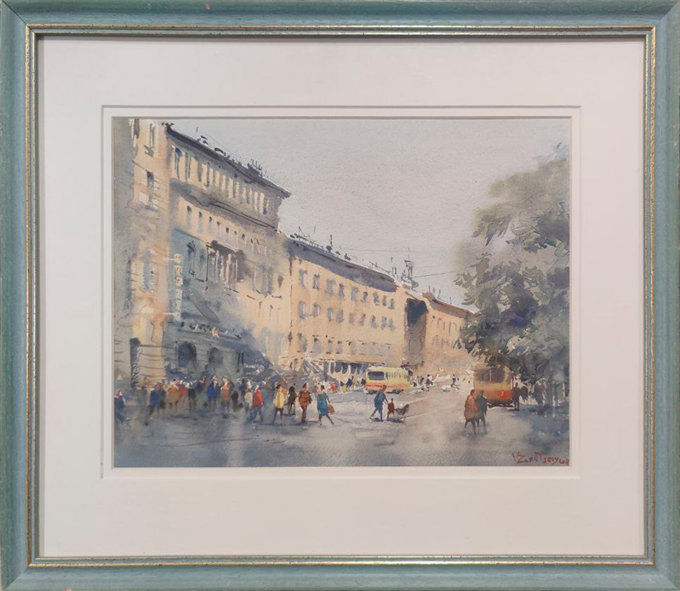 City - 1, Vladimir Zarutsky, Buy the painting Watercolor