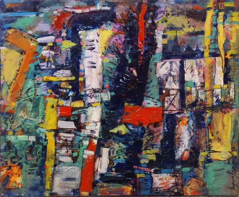 Tree Of Music - 1, Vadim Kurov, Buy the painting Oil