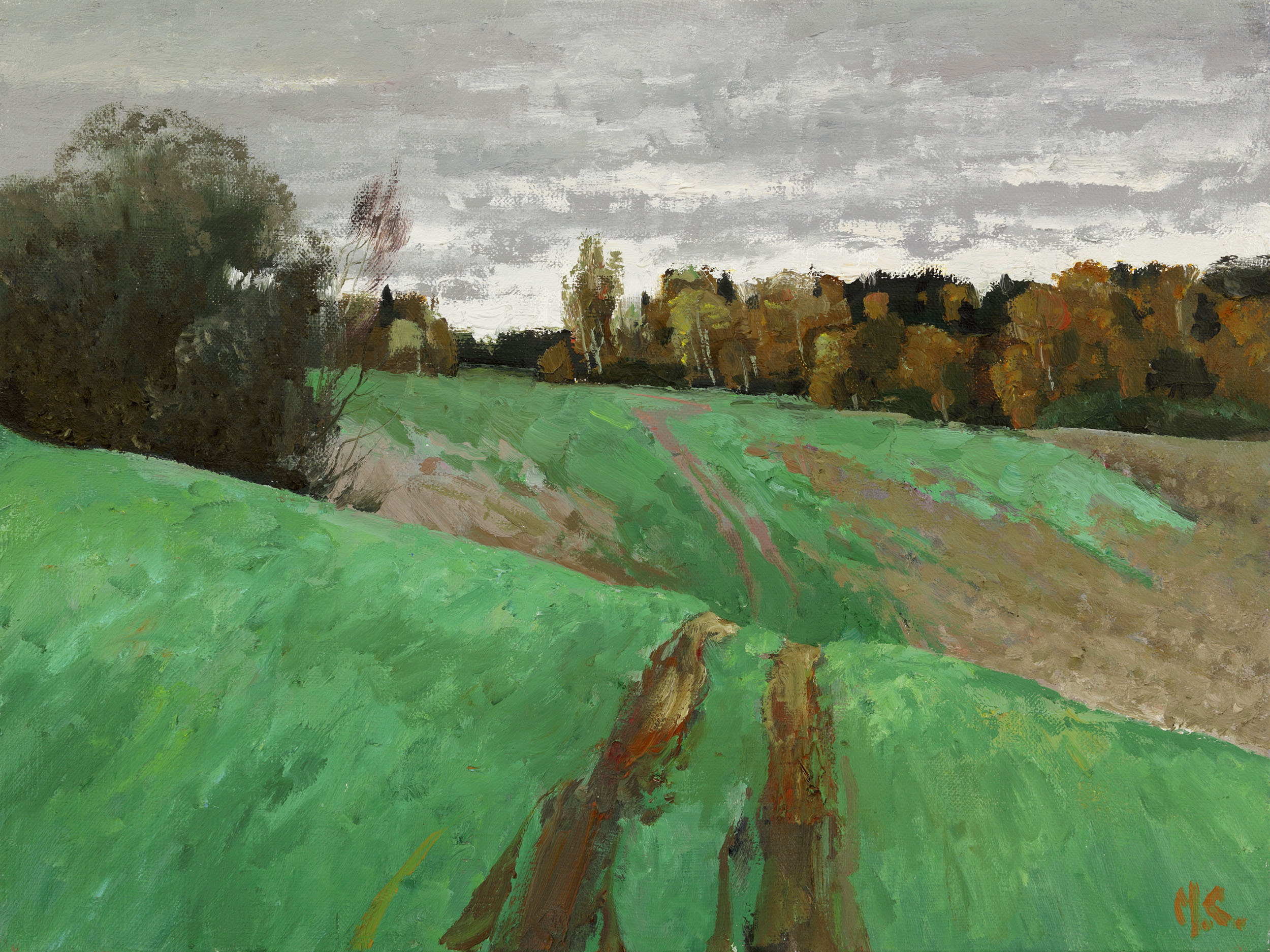 Rainy Autumn - 1, Stas Miroshnikov, Buy the painting Oil
