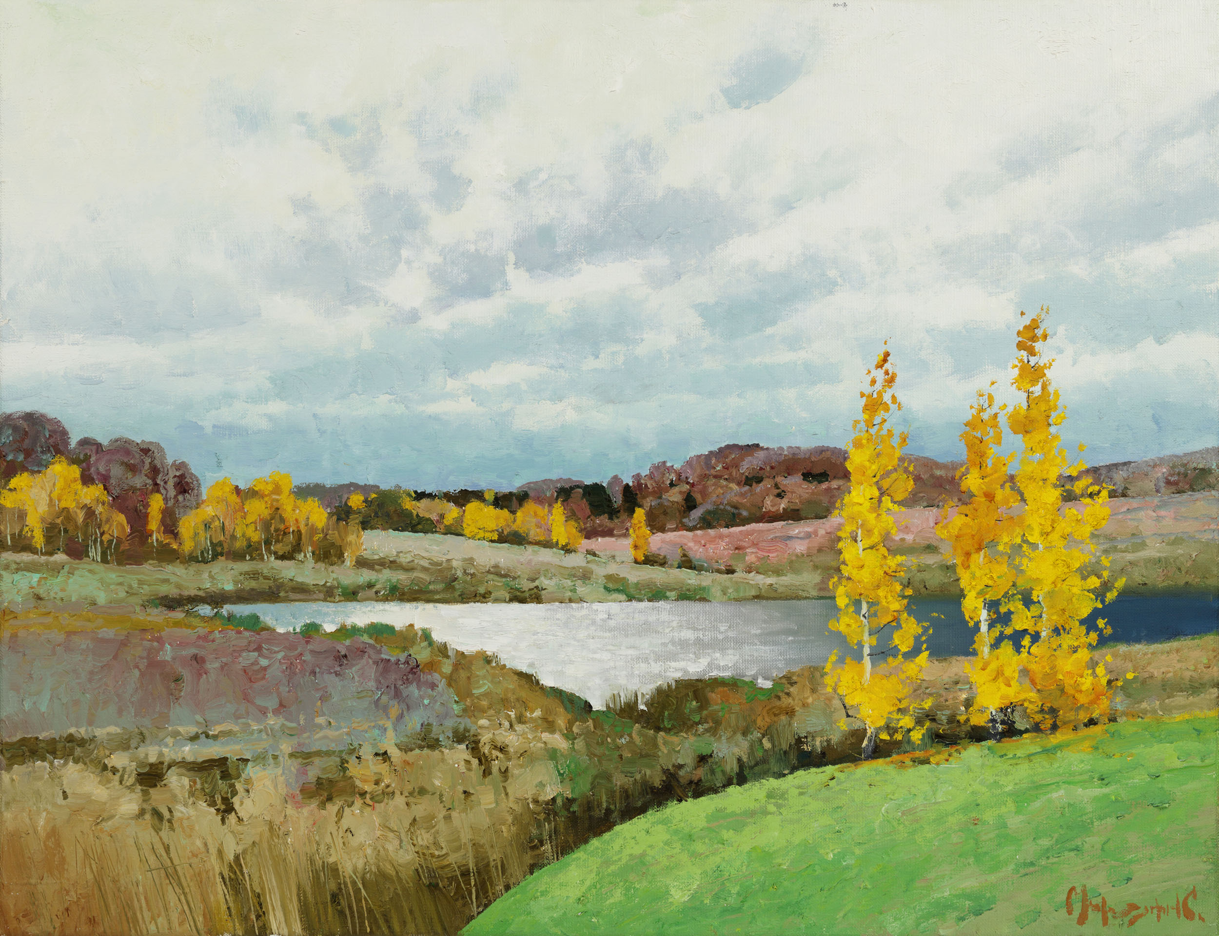 Birches - 1, Stas Miroshnikov, Buy the painting Oil