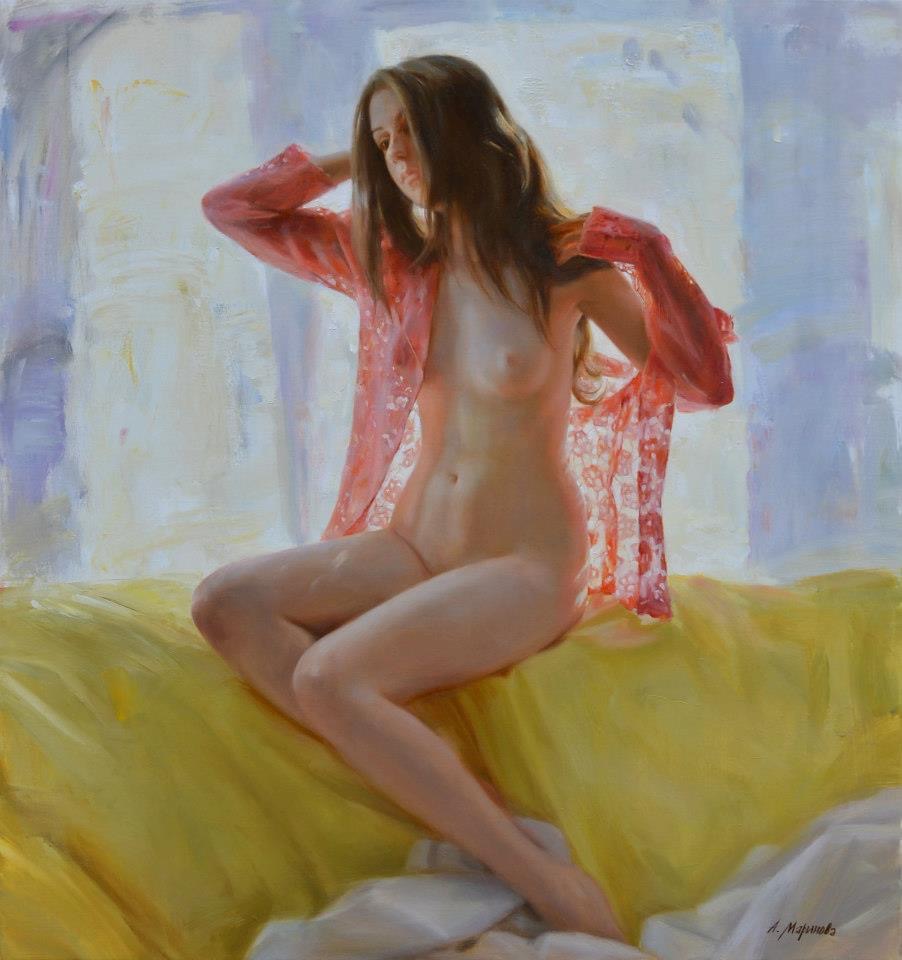 The Pink April - 1, Anna Marinova, Buy the painting Oil