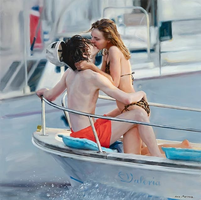 The Summer Romance - 1, Anna Marinova, Buy the painting Oil