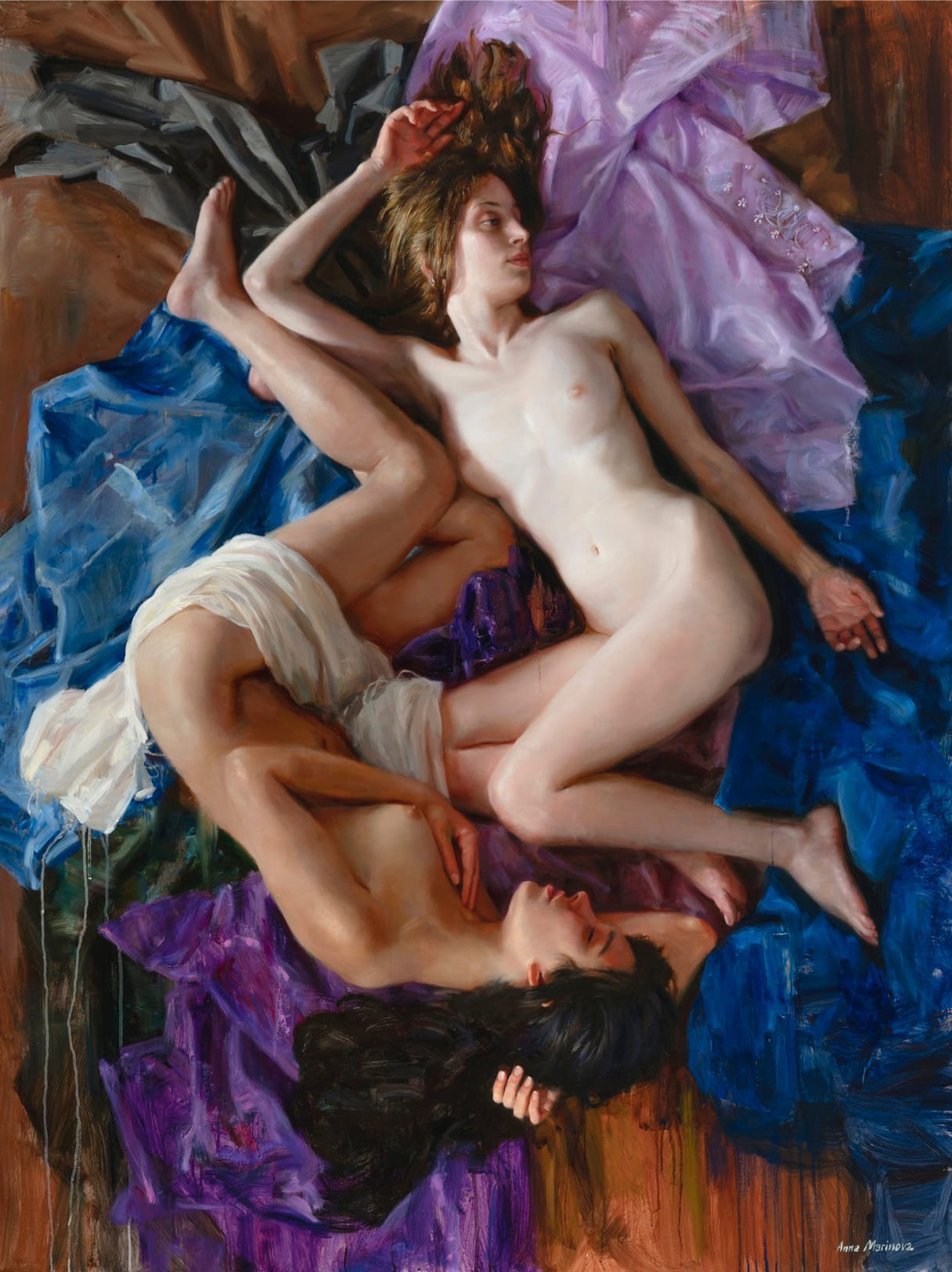 The Lilac Dreams - 1, Anna Marinova, Buy the painting Oil