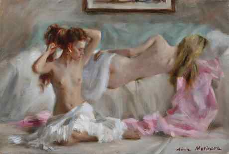 The Morning Silence (Two Girls)