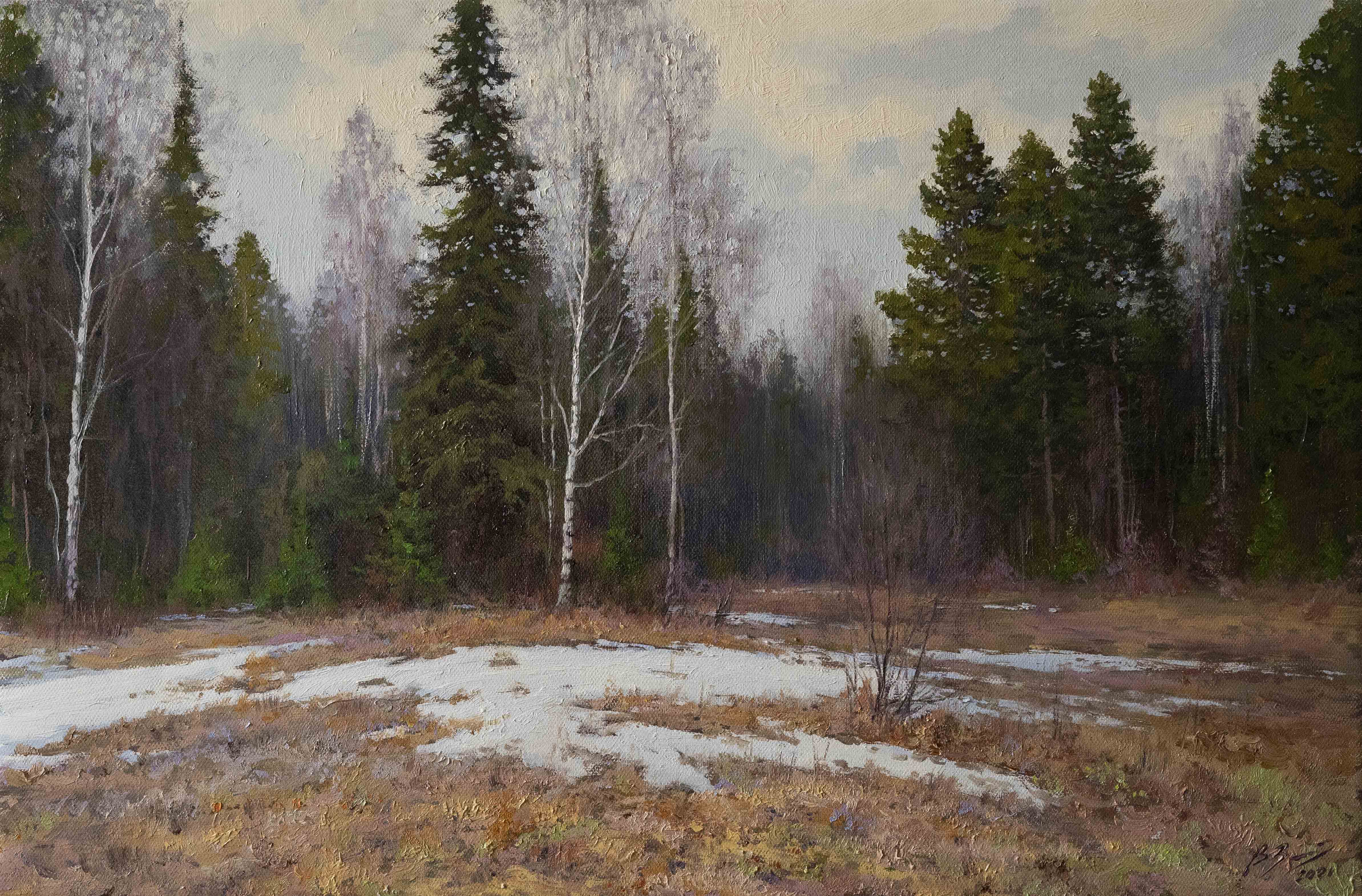 The Long-awaited Spring - 1, Vadim Zainullin, Buy the painting Oil