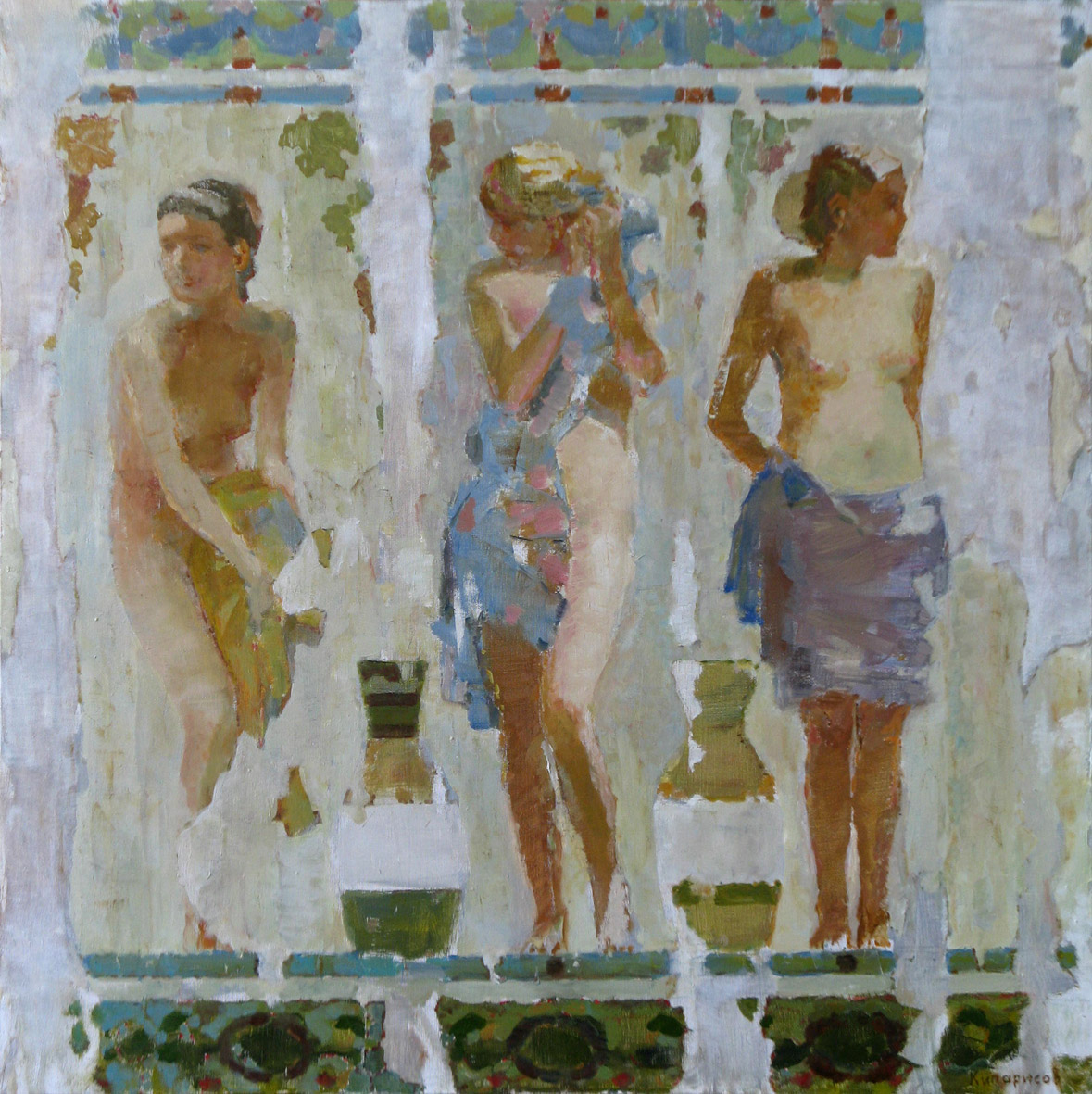 Swimmers - 1, Leonid Kiparisov, Buy the painting Oil