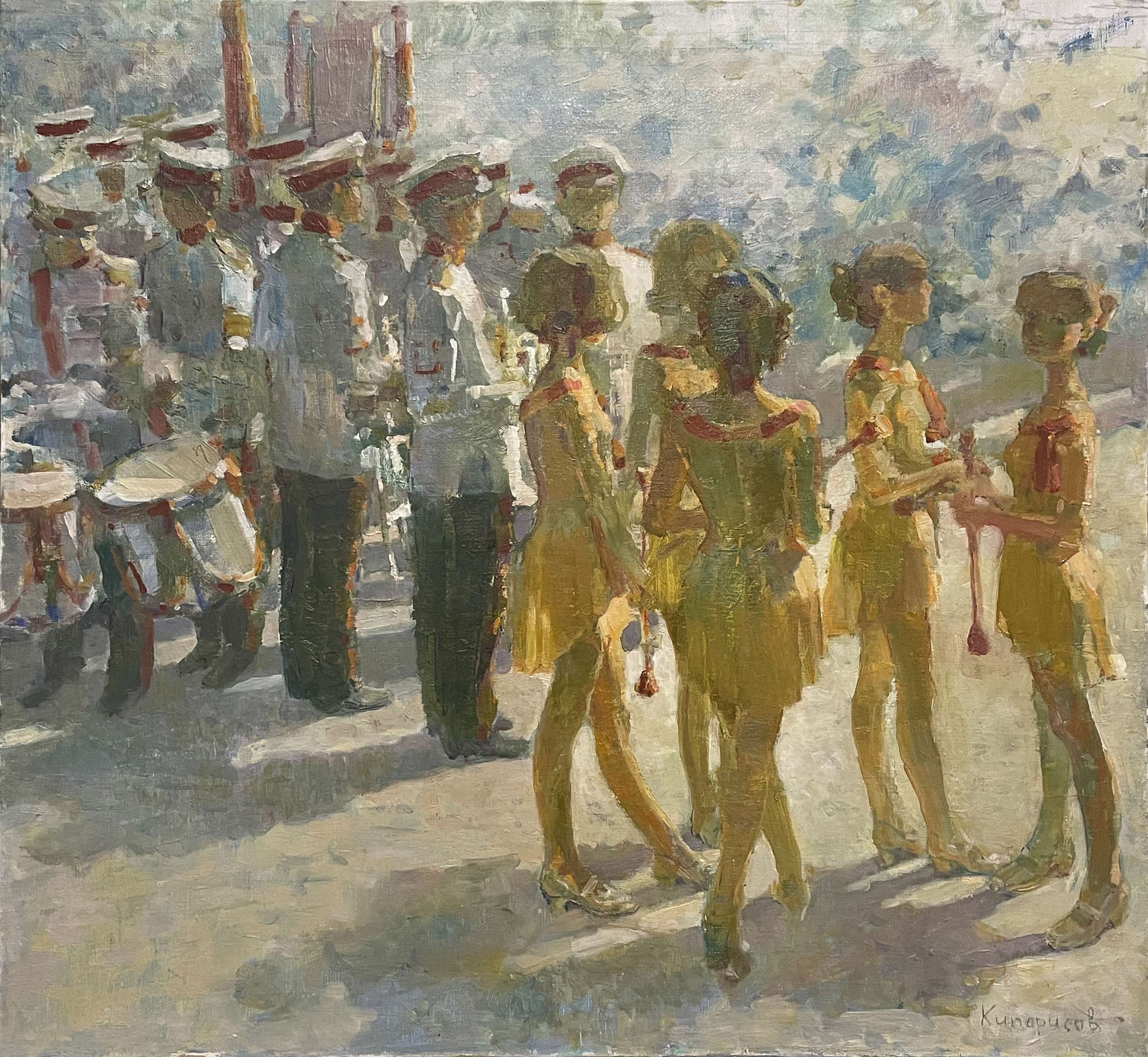 Military Musicians - 1, Leonid Kiparisov, Buy the painting Oil
