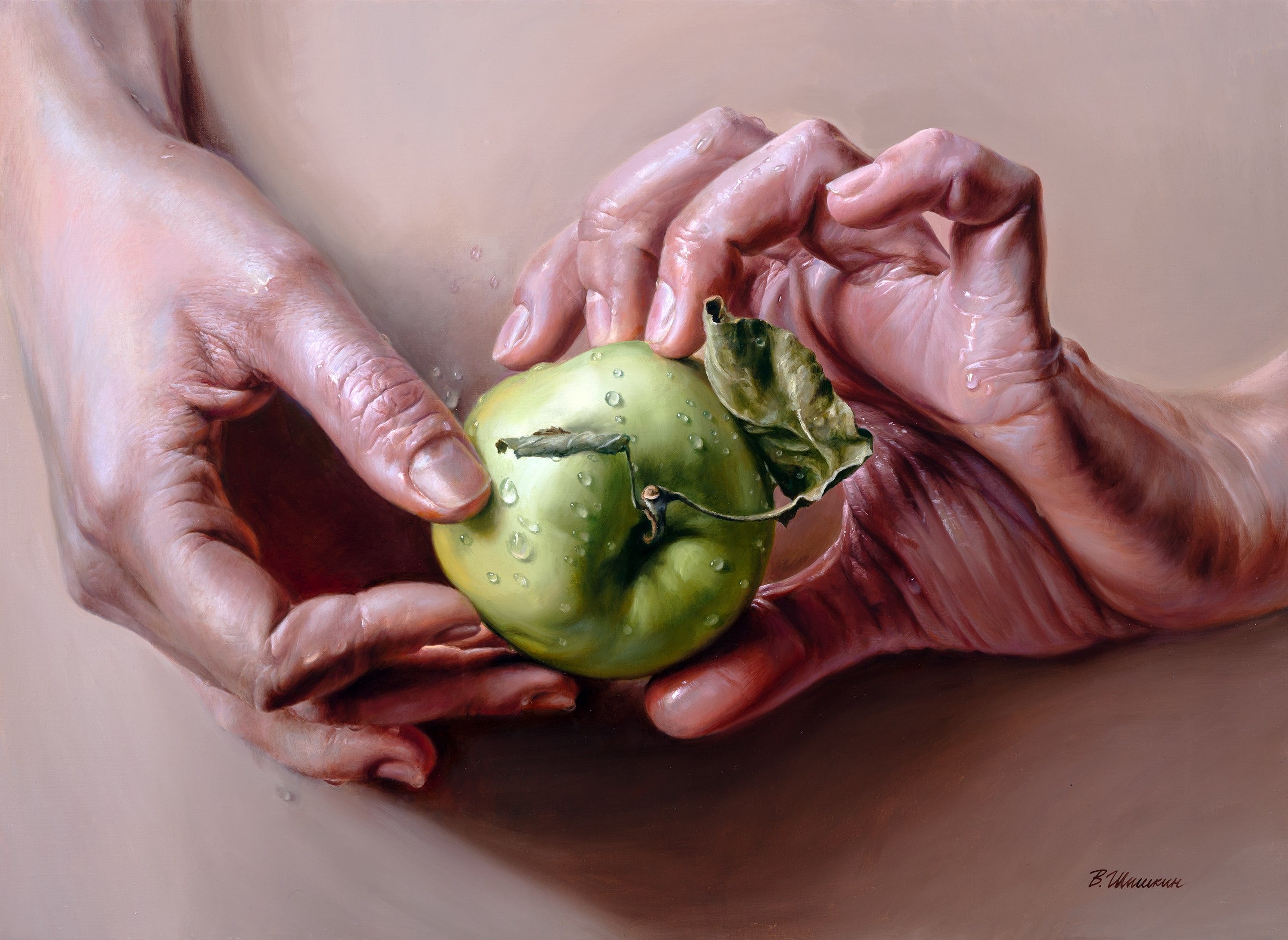 The apple of Paradise - 1, Valery Shishkin, Buy the painting Oil