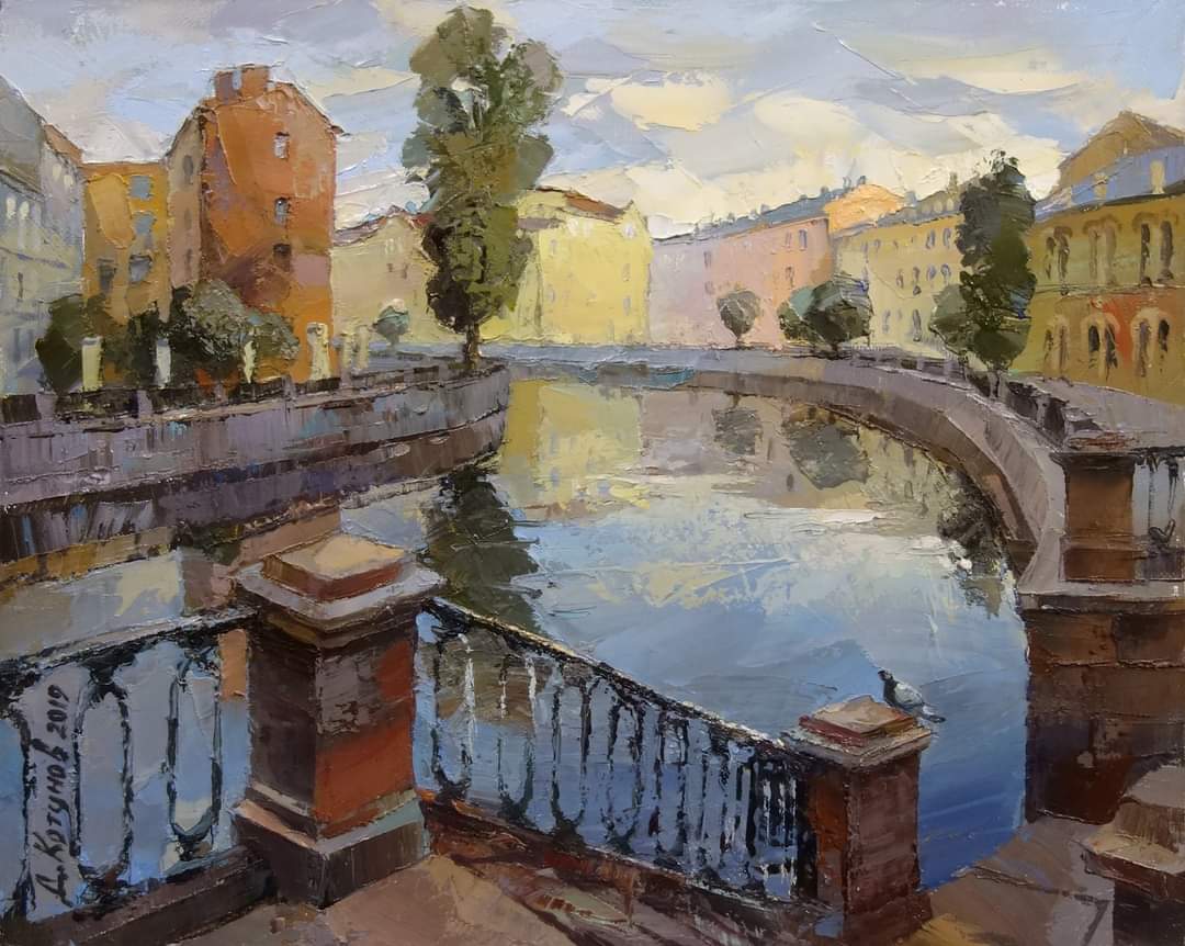 Griboyedov Canal - 1, Dmitry Kotunov, Buy the painting Oil