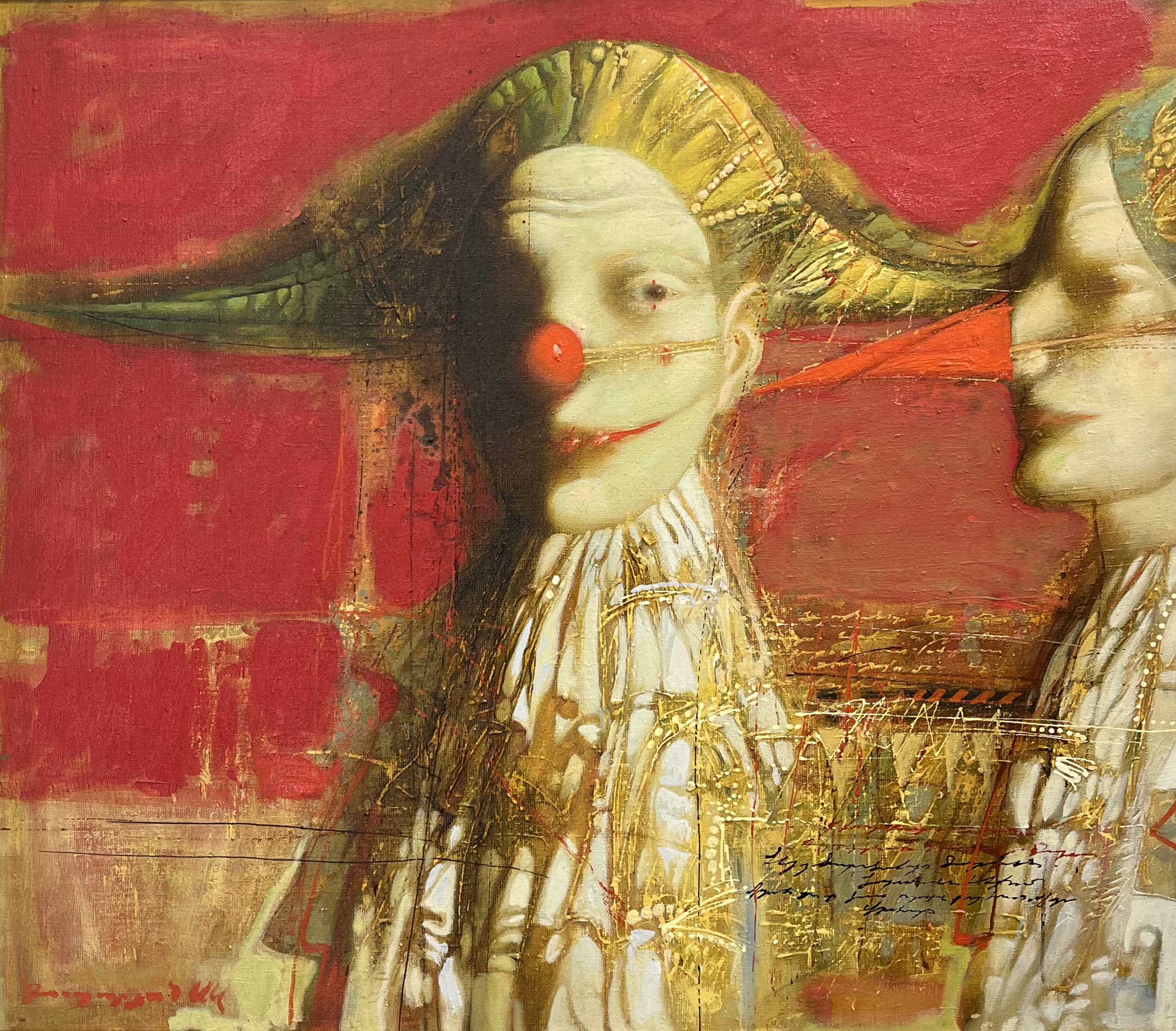 Harlequines - 1, Armen Gasparyan, Buy the painting Oil