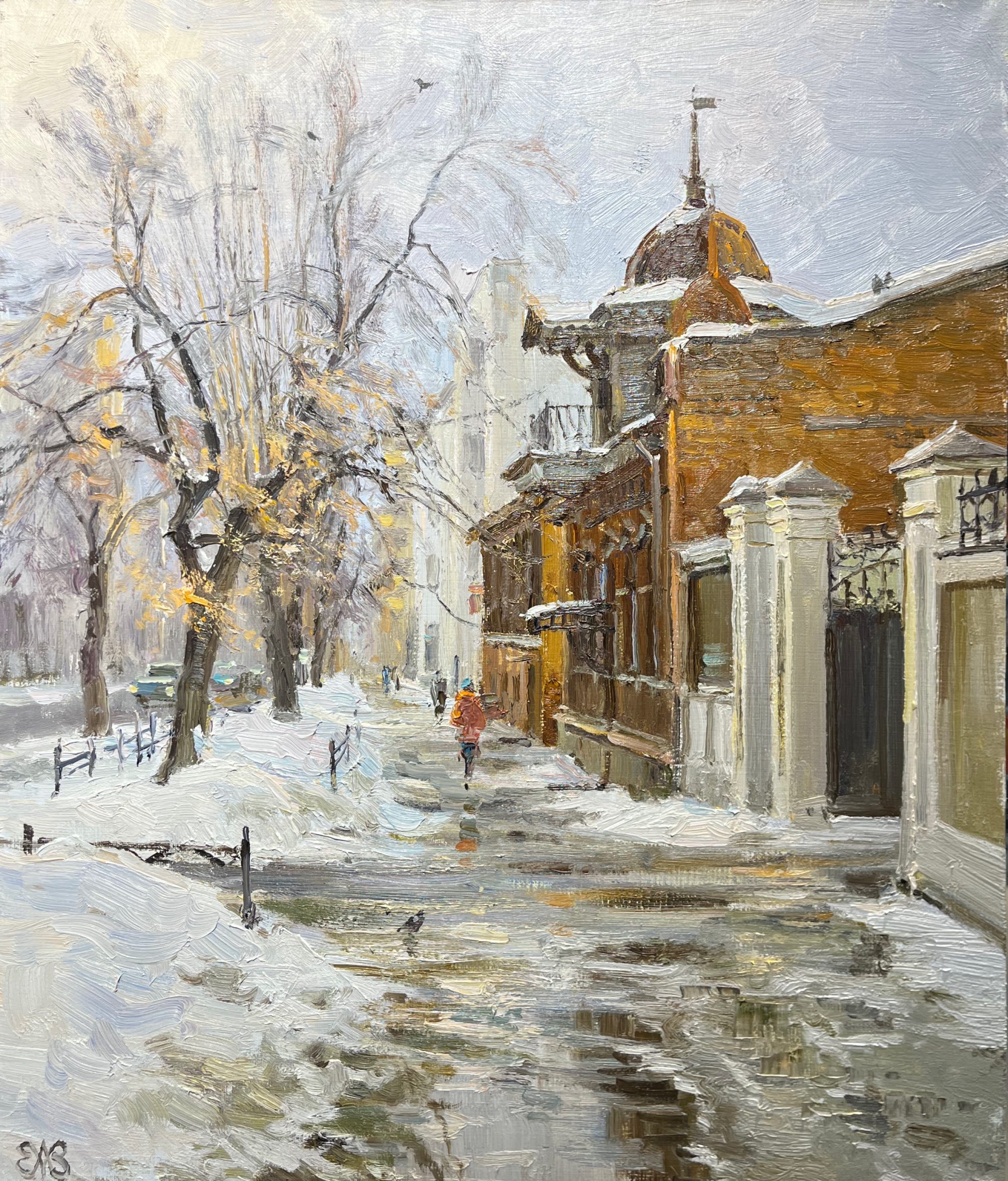 Bogatyr. Elizariev 's House - 1, Alexey Efremov, Buy the painting Oil