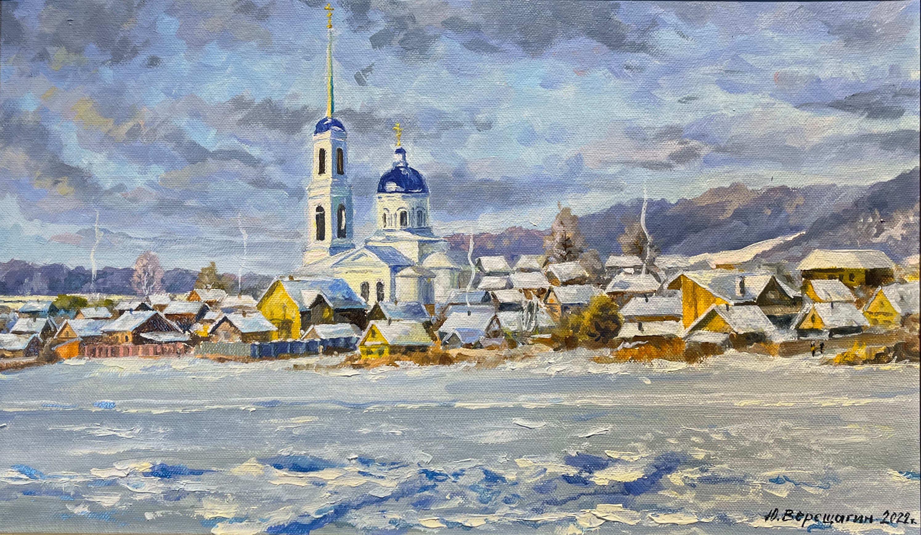 Sketch for the work "Broad Maslenitsa" - 1, , Buy the painting Oil