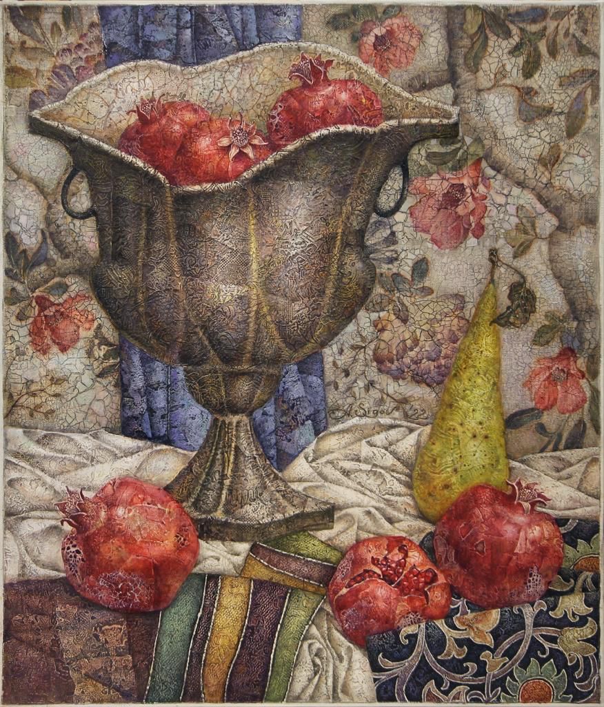 The Cup of Ripe Pomegranate - 1, Alexander Sigov, Buy the painting Oil
