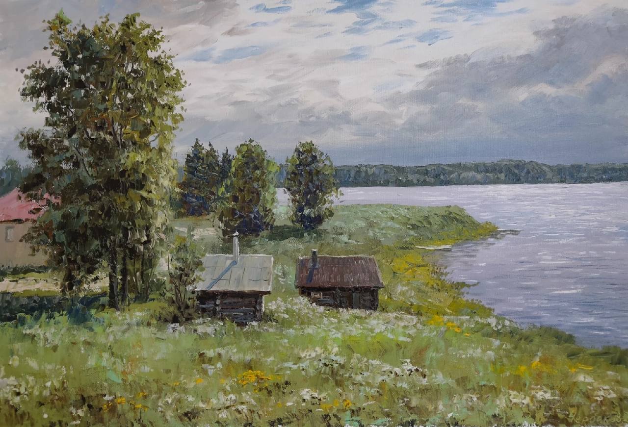 Blossoming. Ferapontovo - 1, Vyacheslav Cherdakov, Buy the painting Oil