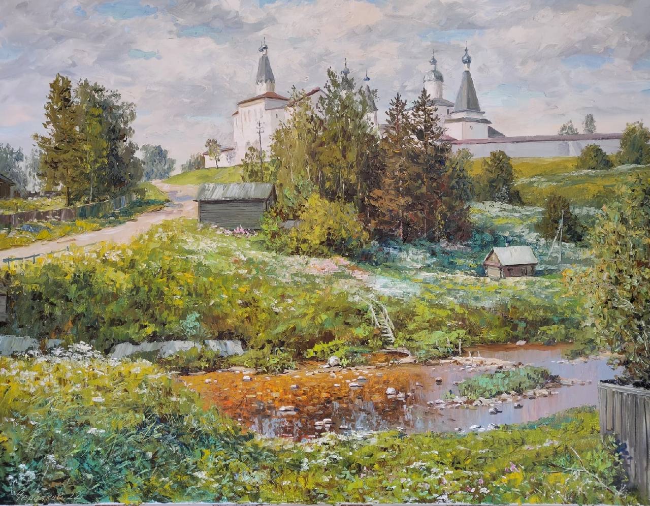 June In Ferapontovo - 1, Vyacheslav Cherdakov, Buy the painting Oil
