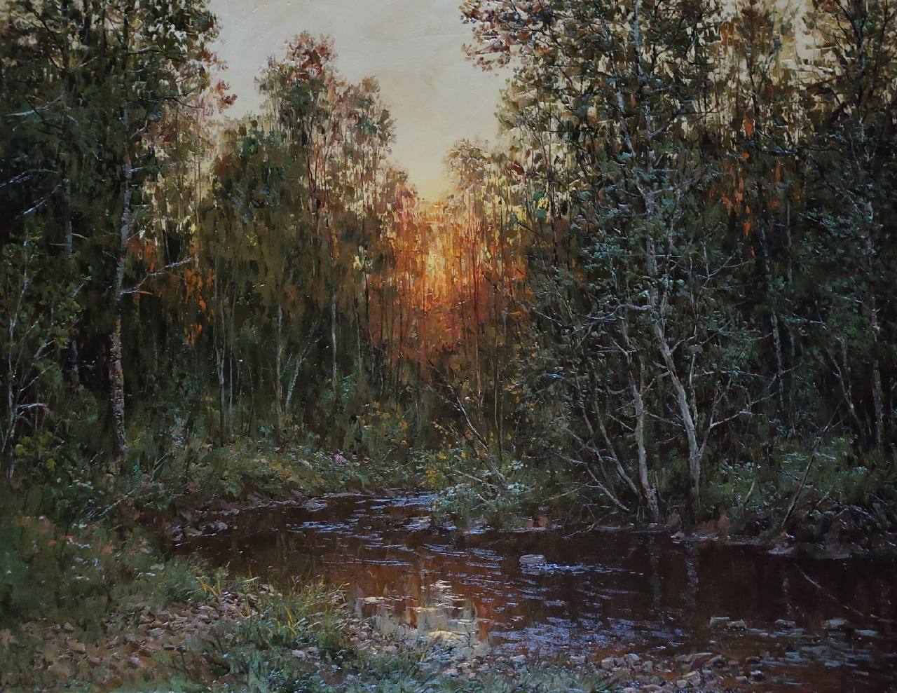 At The End Of The Day - 1, Vyacheslav Cherdakov, Buy the painting Oil